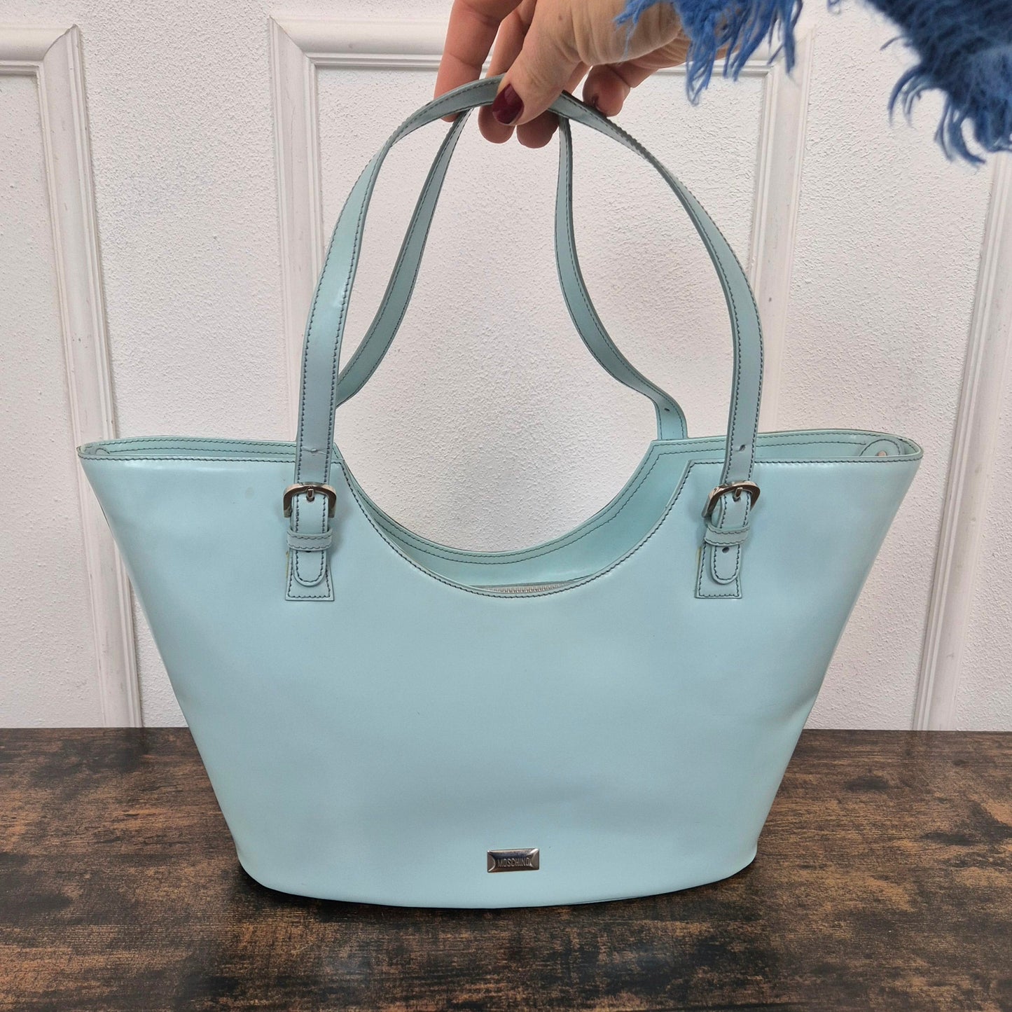 Moschino | Borsa azzurro cielo