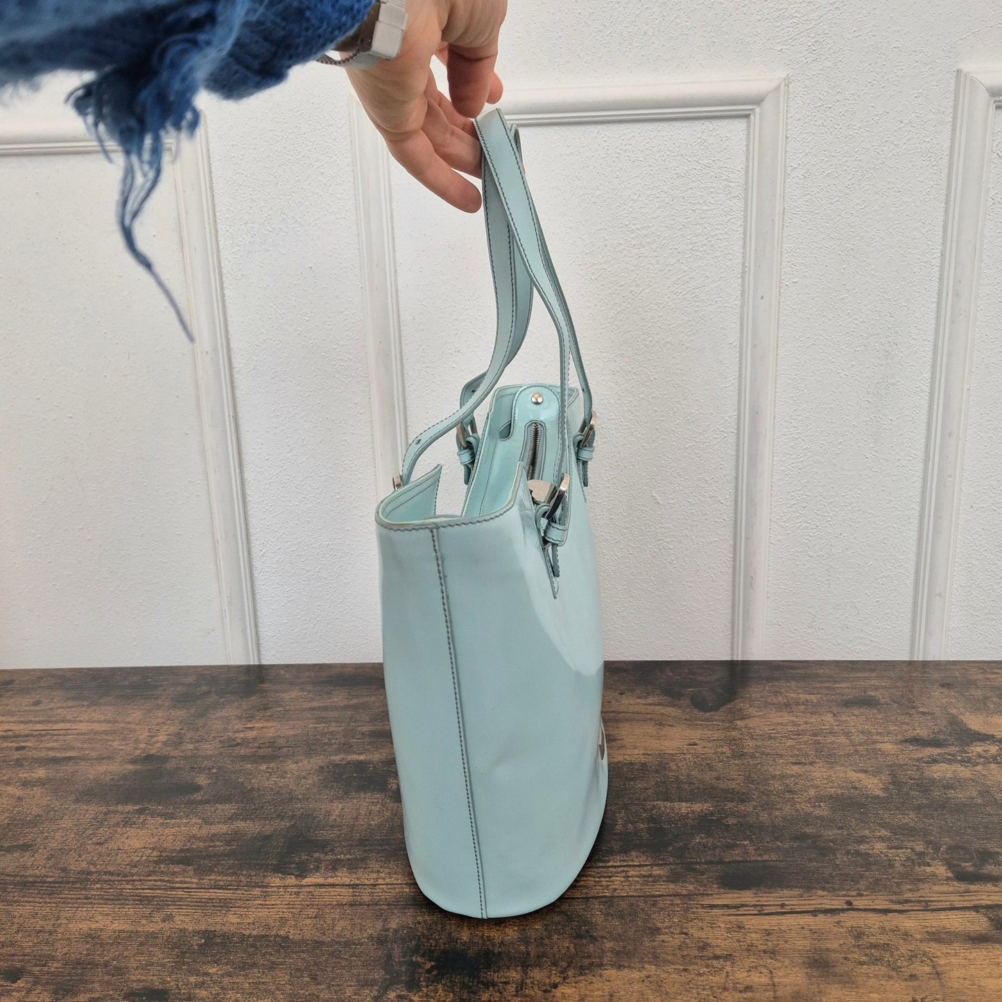 Moschino | Borsa azzurro cielo