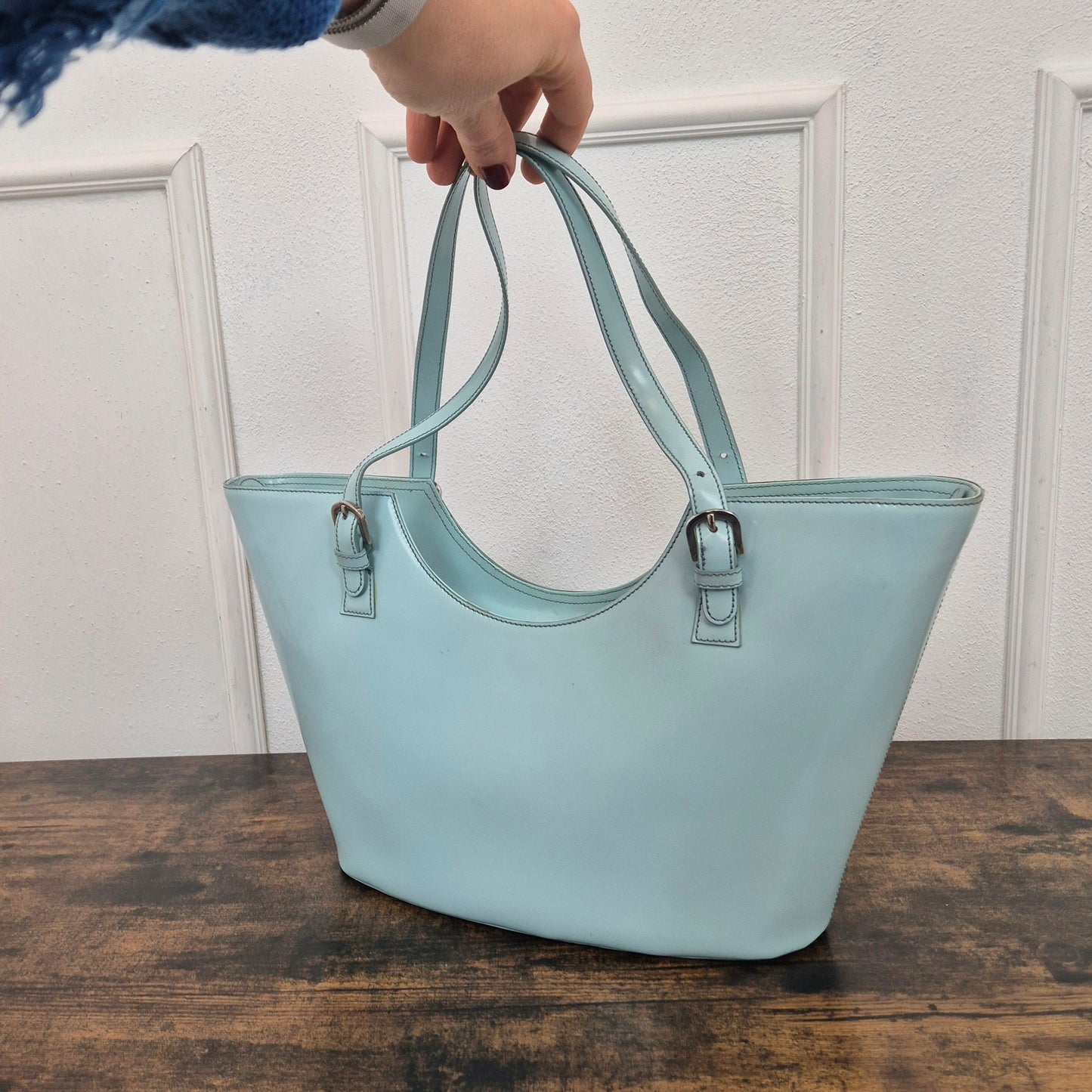 Moschino | Borsa azzurro cielo