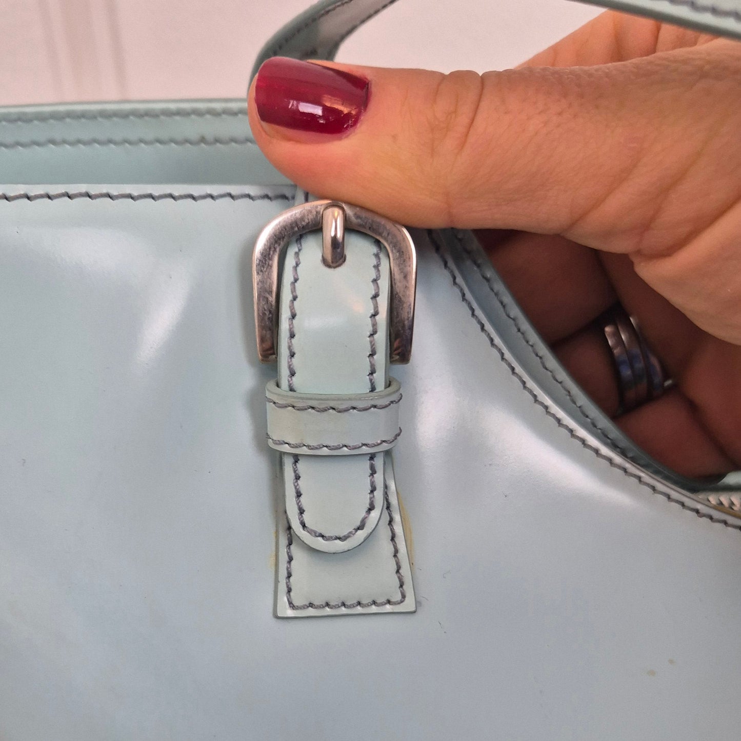 Moschino | Borsa azzurro cielo