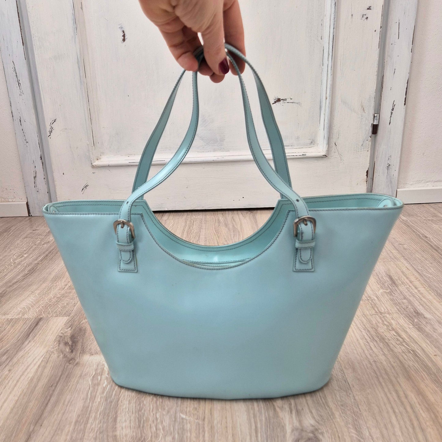 Moschino | Borsa azzurro cielo