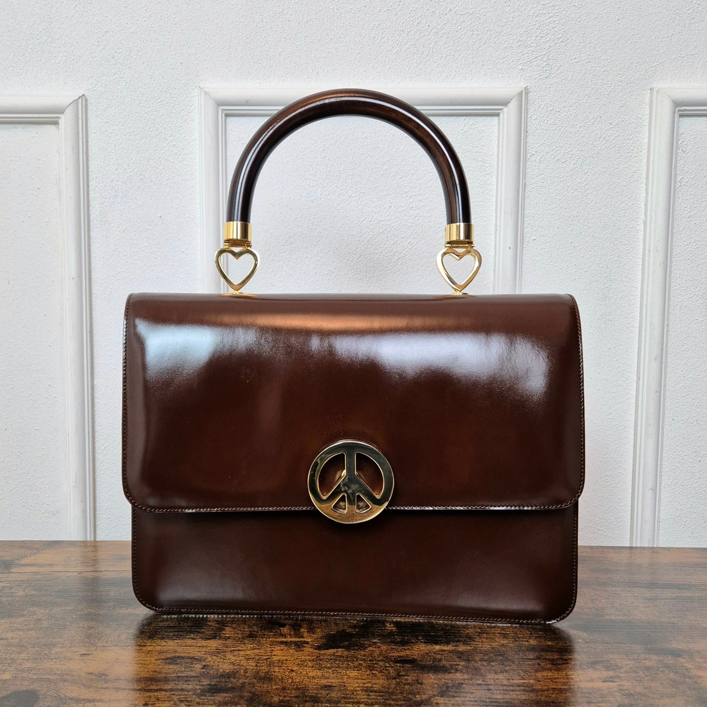 Moschino | Borsa rigida Peace