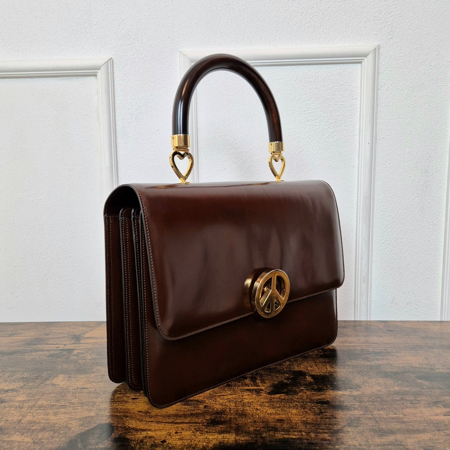 Moschino | Borsa rigida Peace