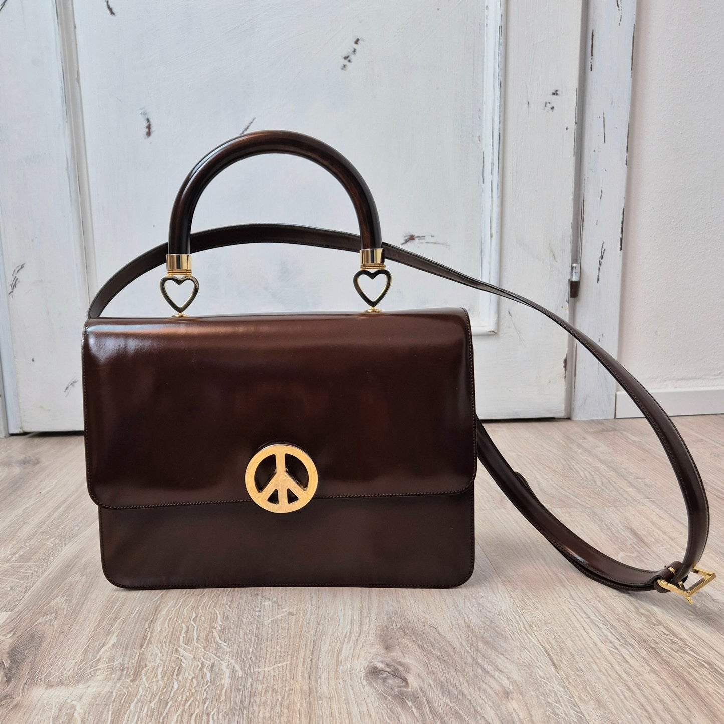 Moschino | Borsa rigida Peace