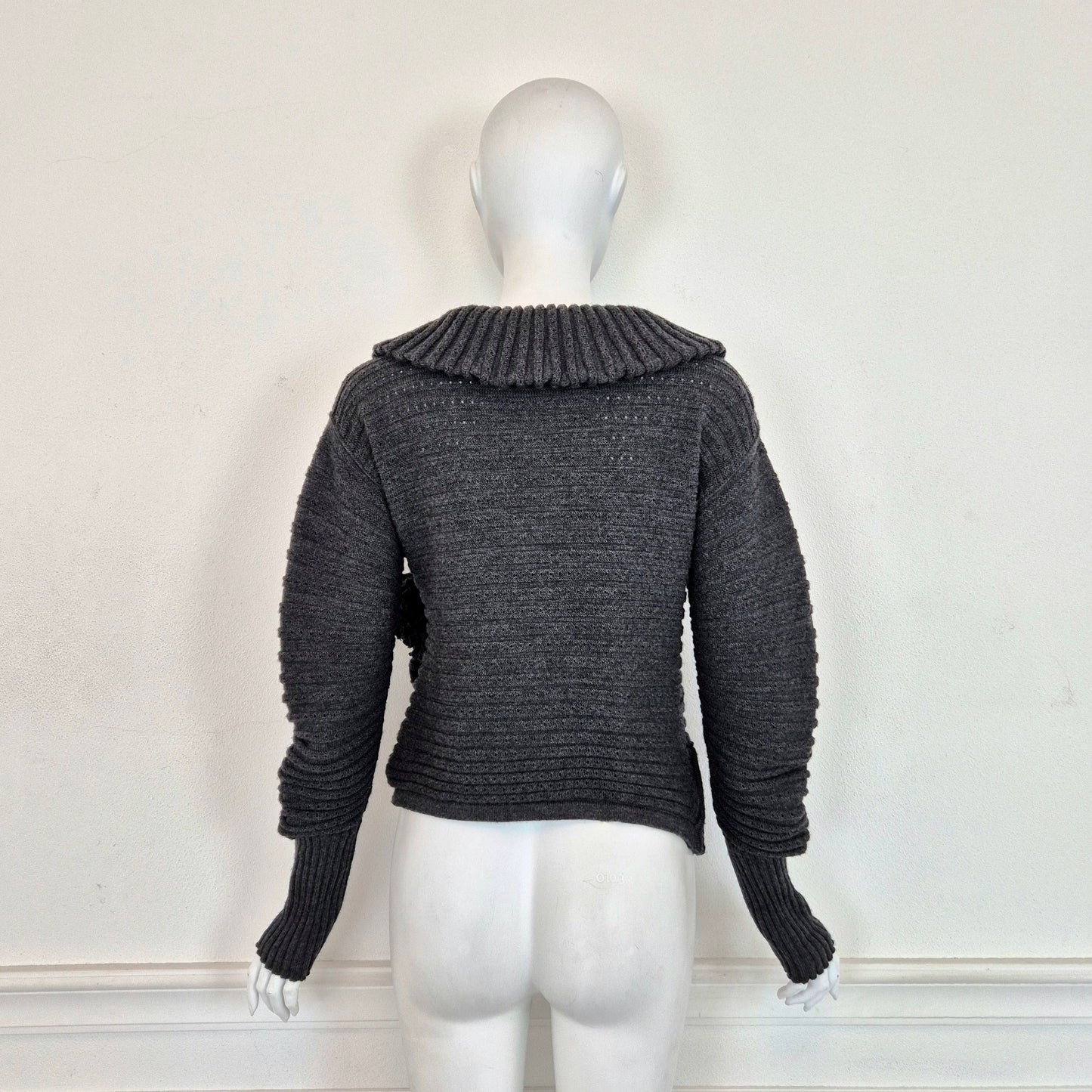 Sonia Rykiel | Cardigan grigio con spilla