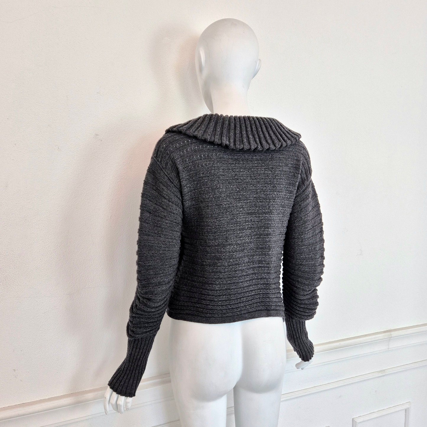 Sonia Rykiel | Cardigan grigio con spilla