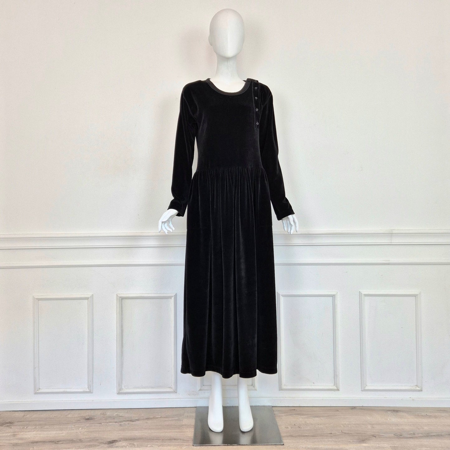 Sonia Rykiel | Abito lungo velluto nero