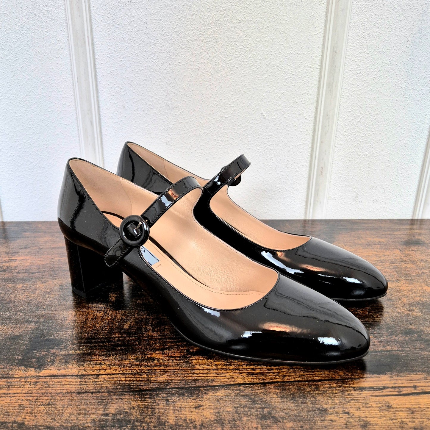 Prada | Mary jane vernice nera nr.38