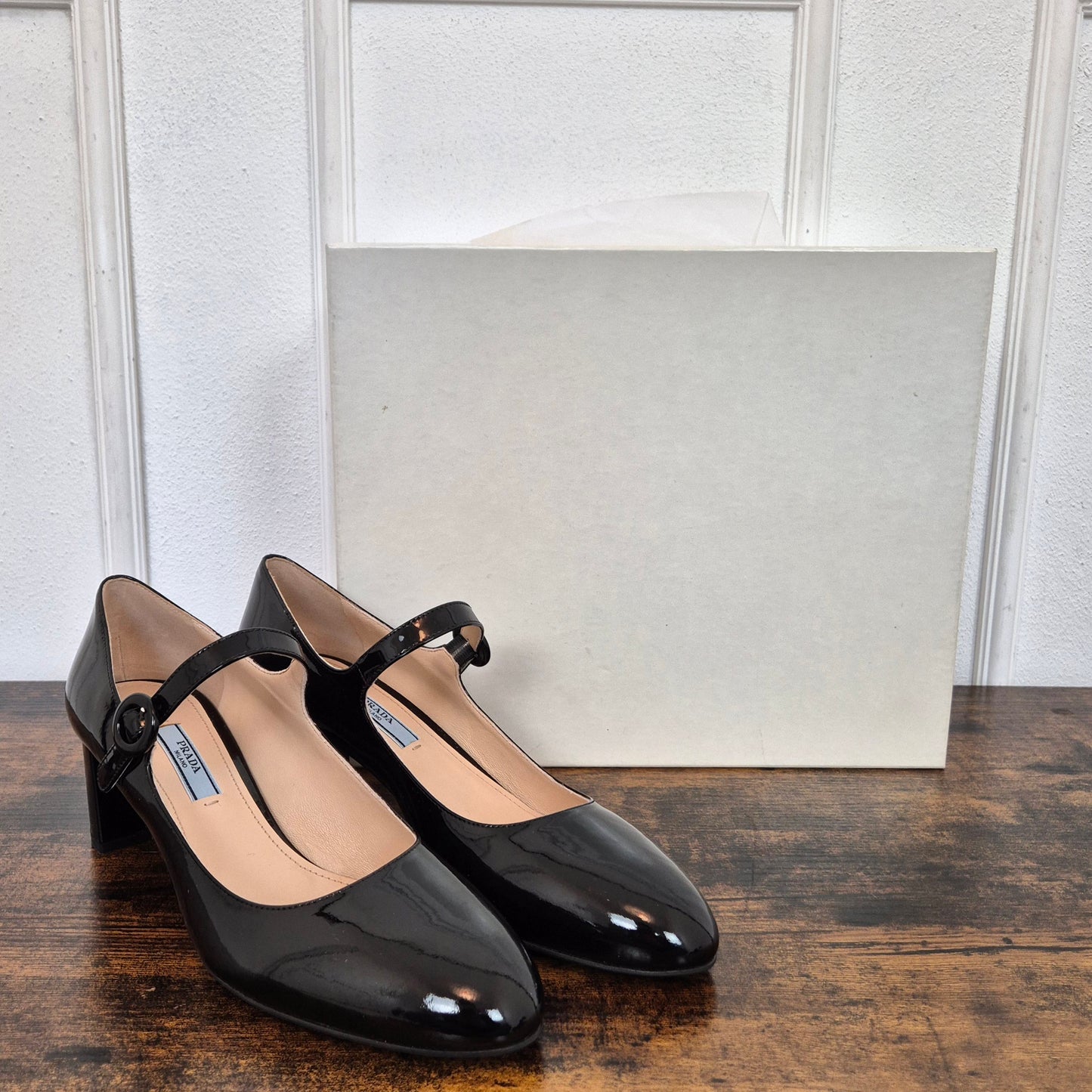 Prada | Mary jane vernice nera nr.38