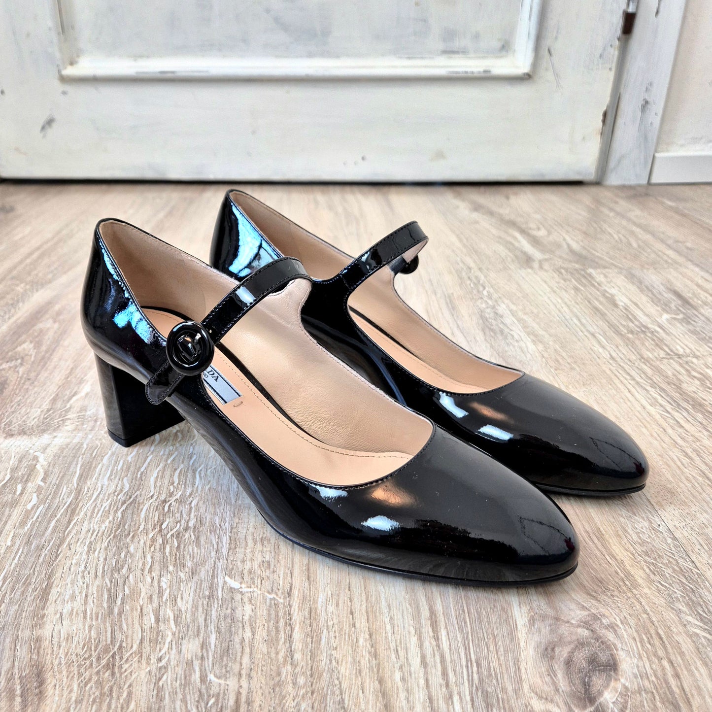 Prada | Mary jane vernice nera nr.38