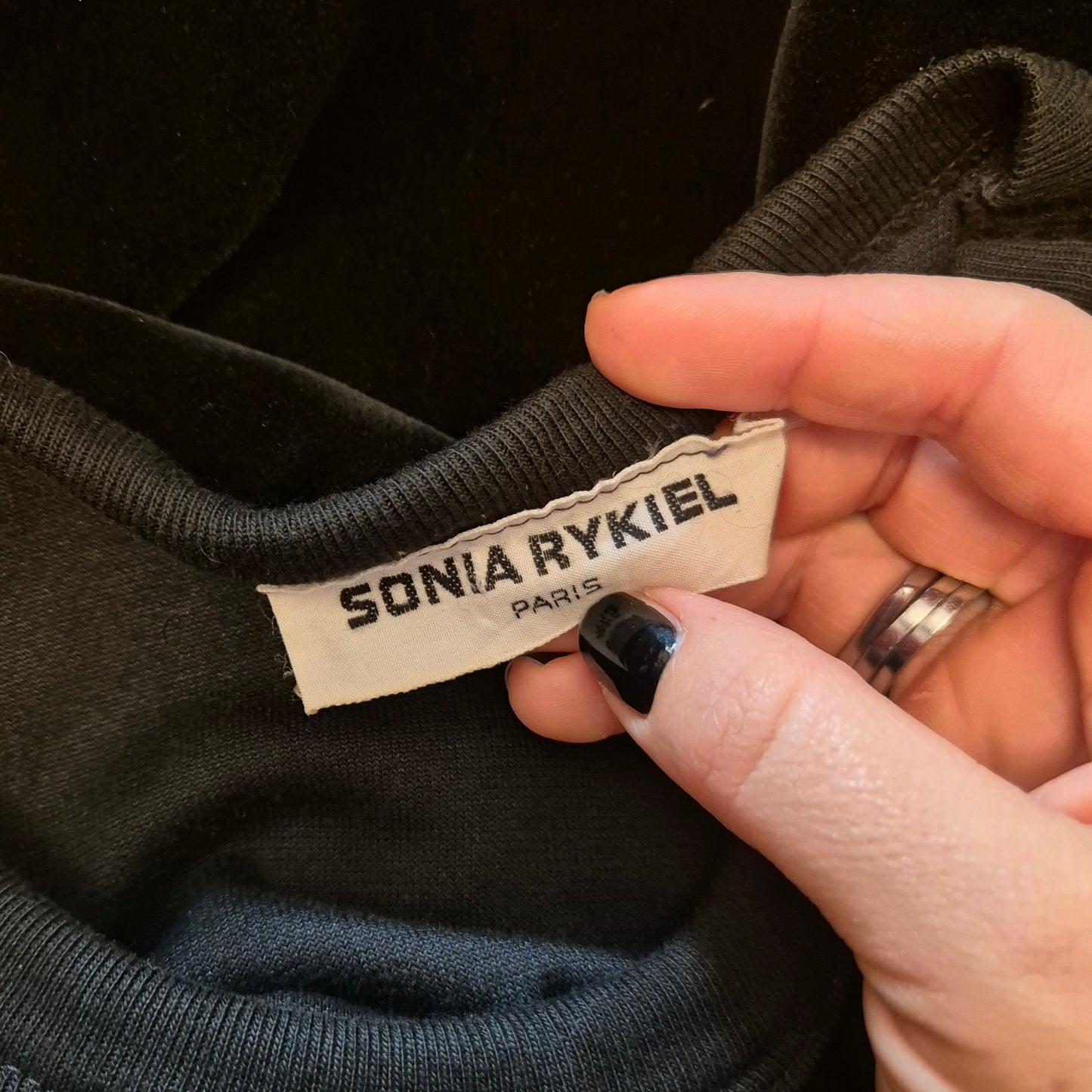 Sonia Rykiel | Abito lungo velluto nero