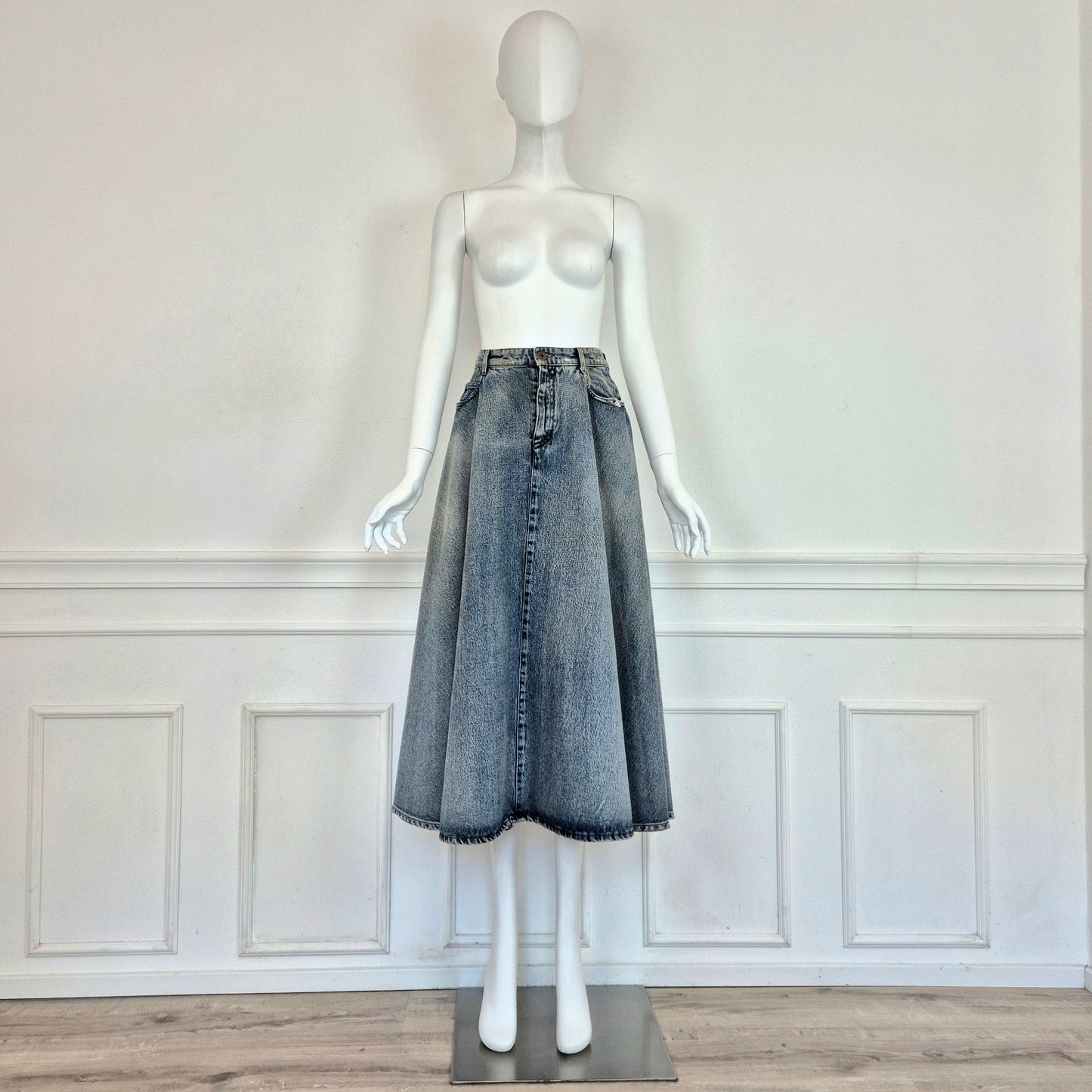 Miu Miu | Gonna a ruota in denim