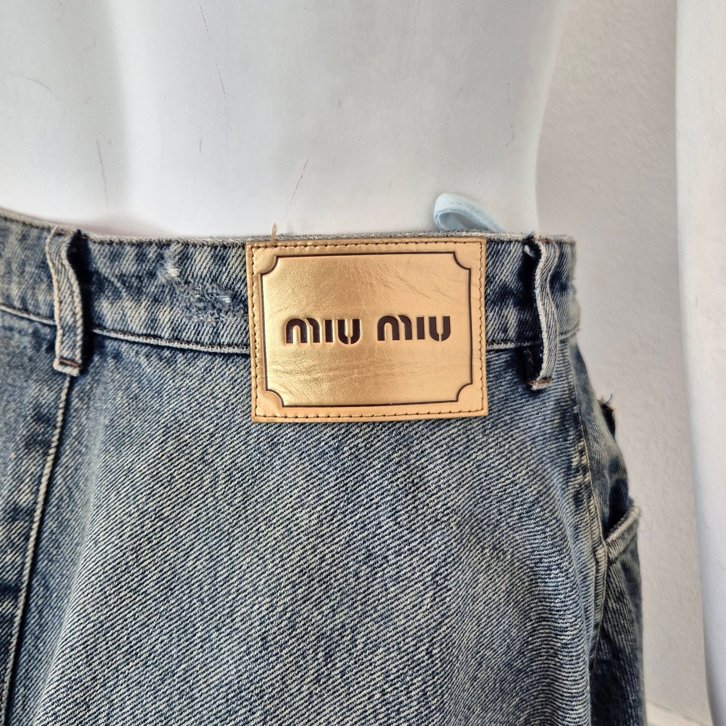 Miu Miu | Gonna a ruota in denim