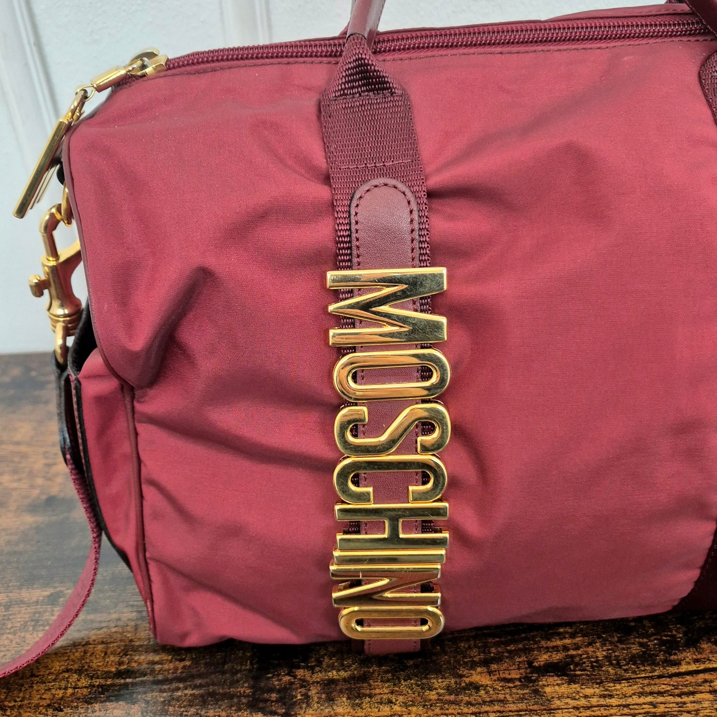 Moschino | Bauletto bordeaux