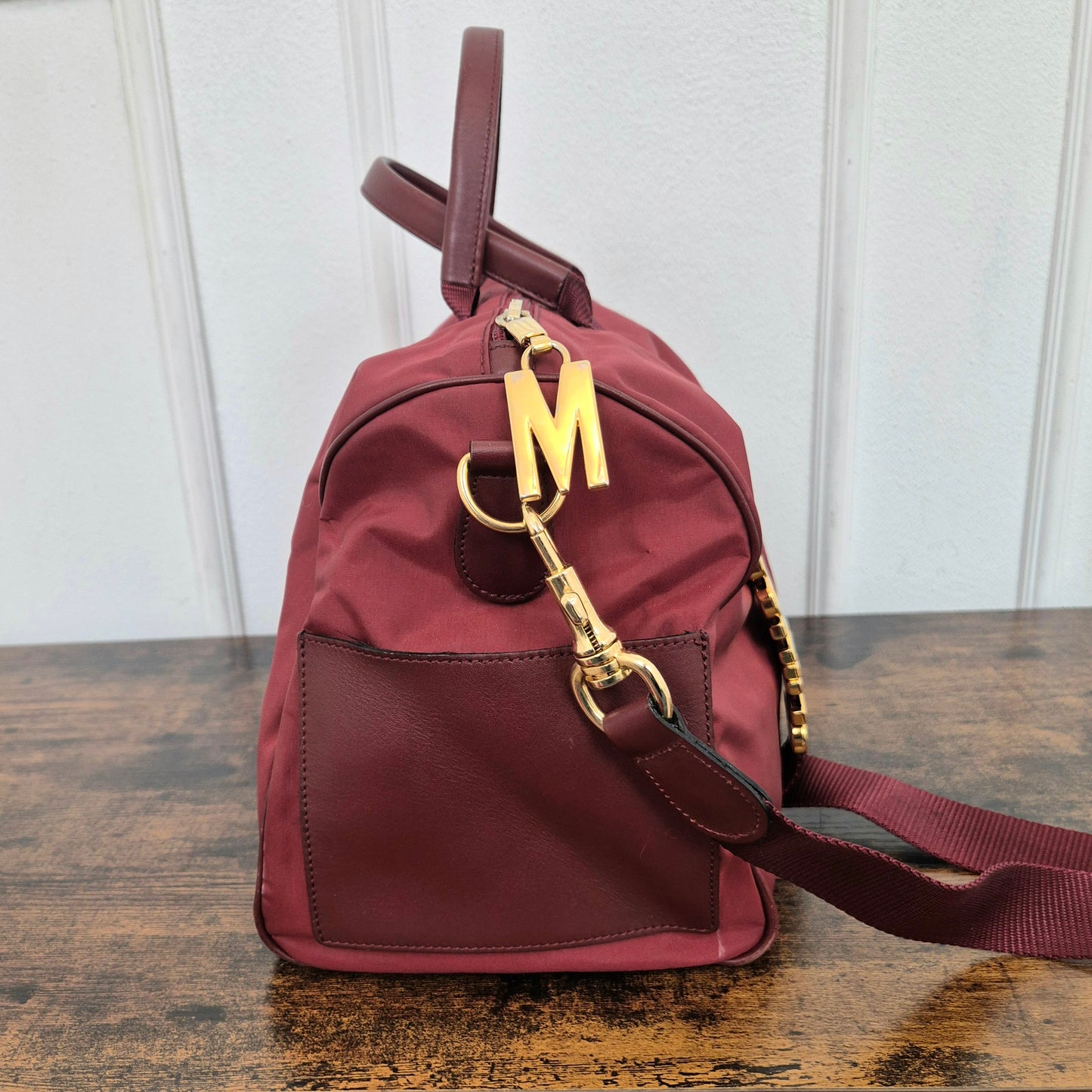 Moschino | Bauletto bordeaux