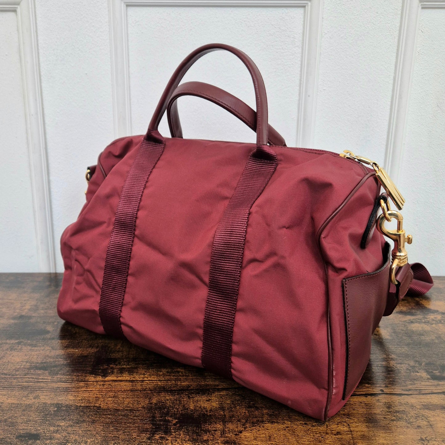 Moschino | Bauletto bordeaux