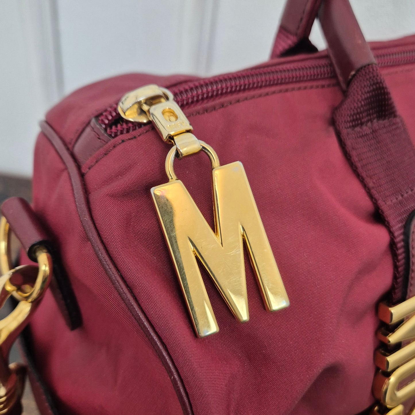 Moschino | Bauletto bordeaux