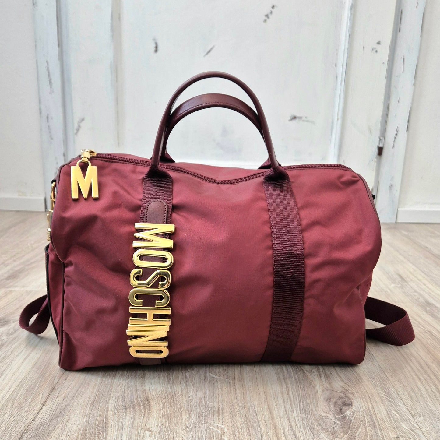 Moschino | Bauletto bordeaux