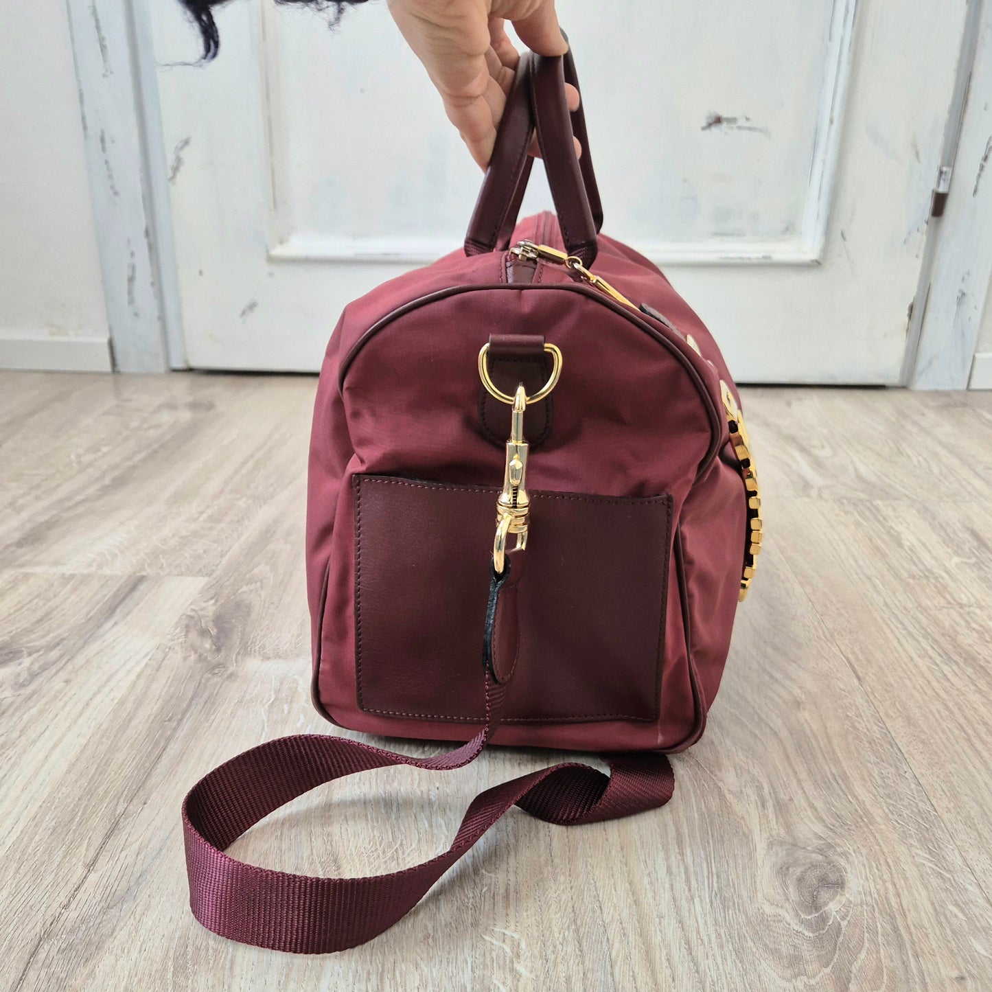 Moschino | Bauletto bordeaux