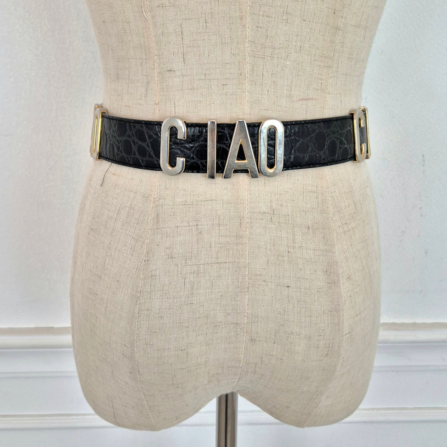 Moschino | Cintura vintage "Ciao ciao ciao" 1990