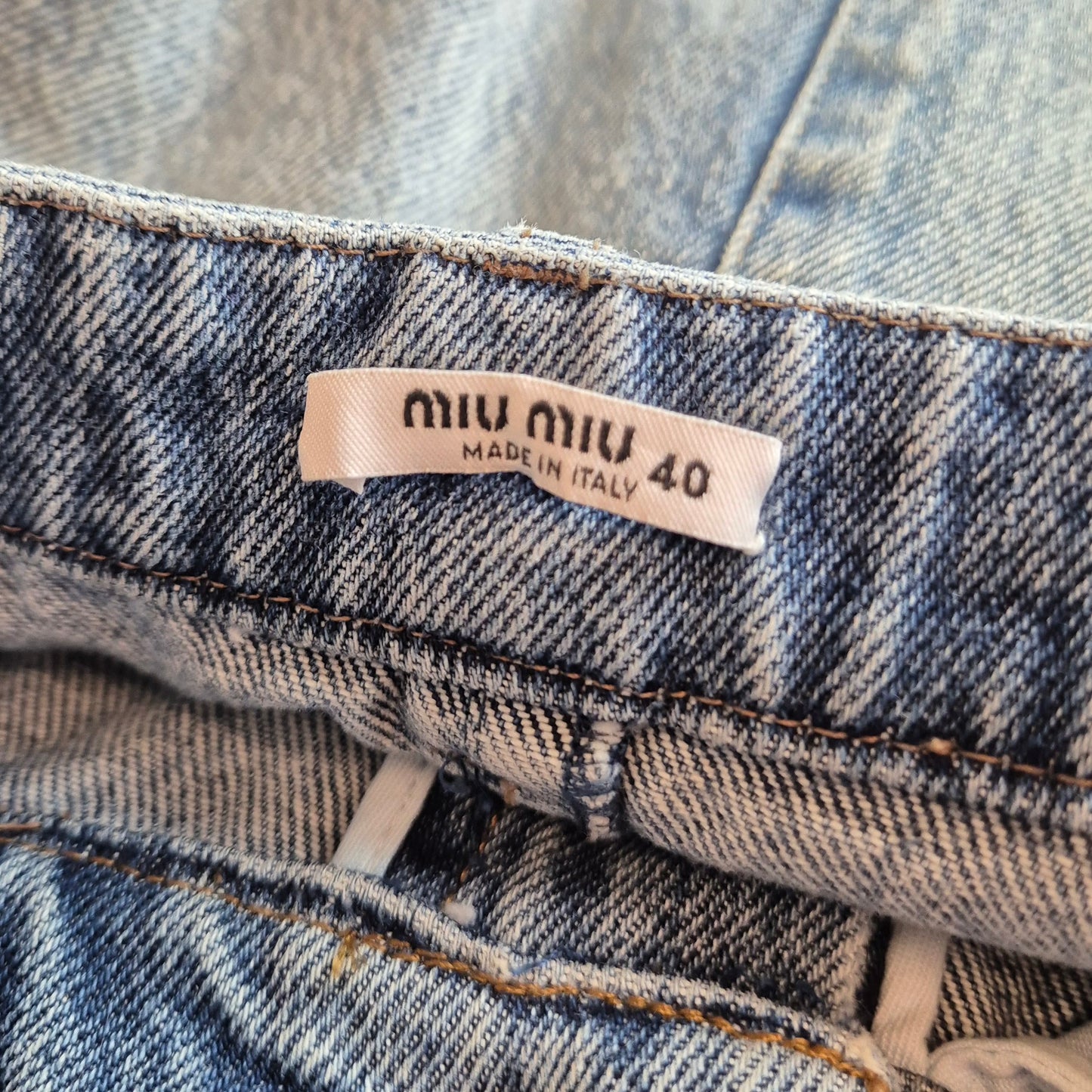 Miu Miu | Gonna a ruota in denim