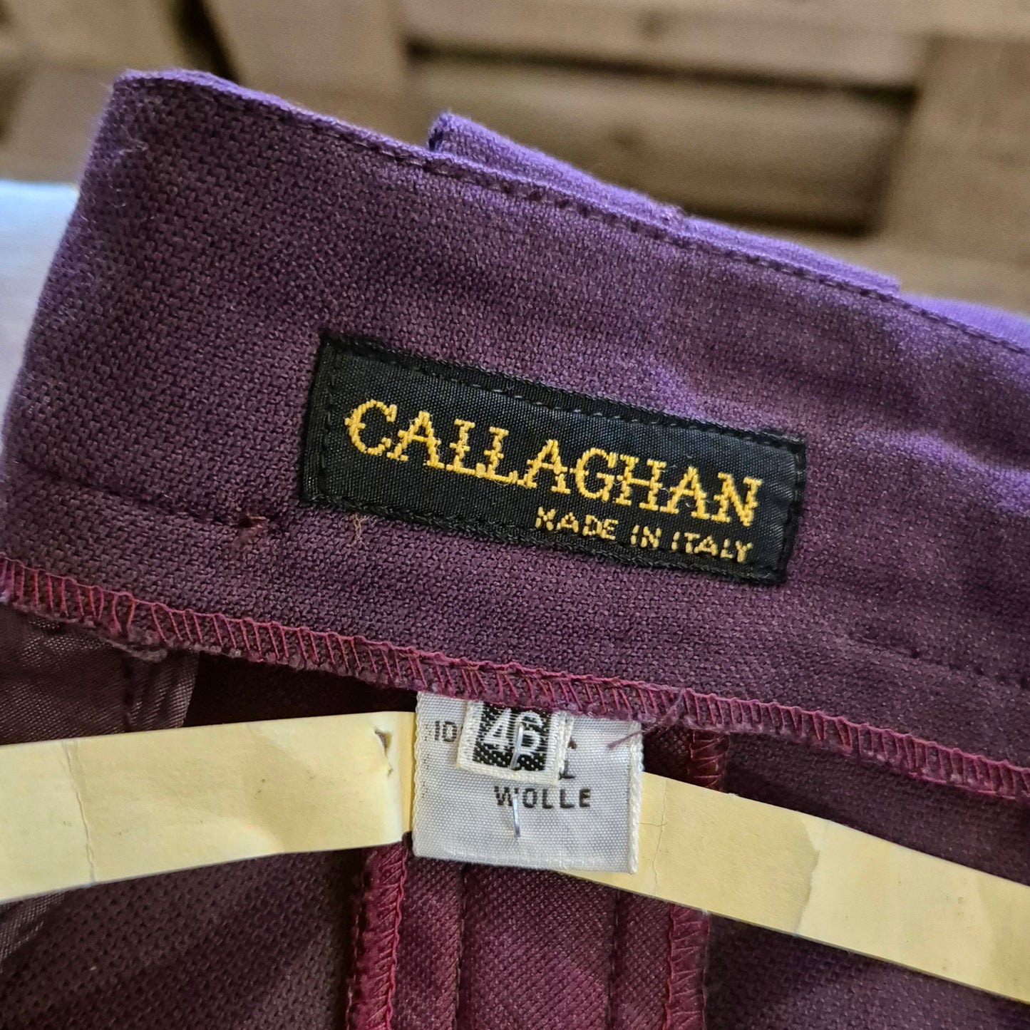 Callaghan | Pantaloni in lana vinaccia