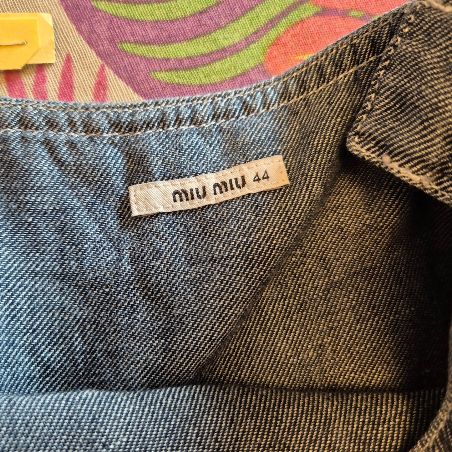 Miu Miu | Abito salopette denim