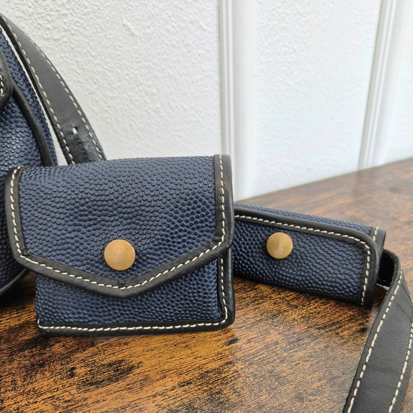 Jc De Castelbajac | Borsa vintage pelle blu