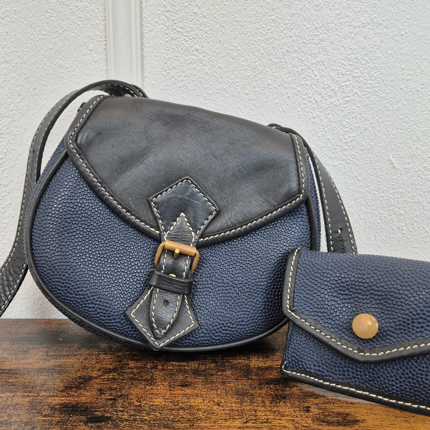 Jc De Castelbajac | Borsa vintage pelle blu