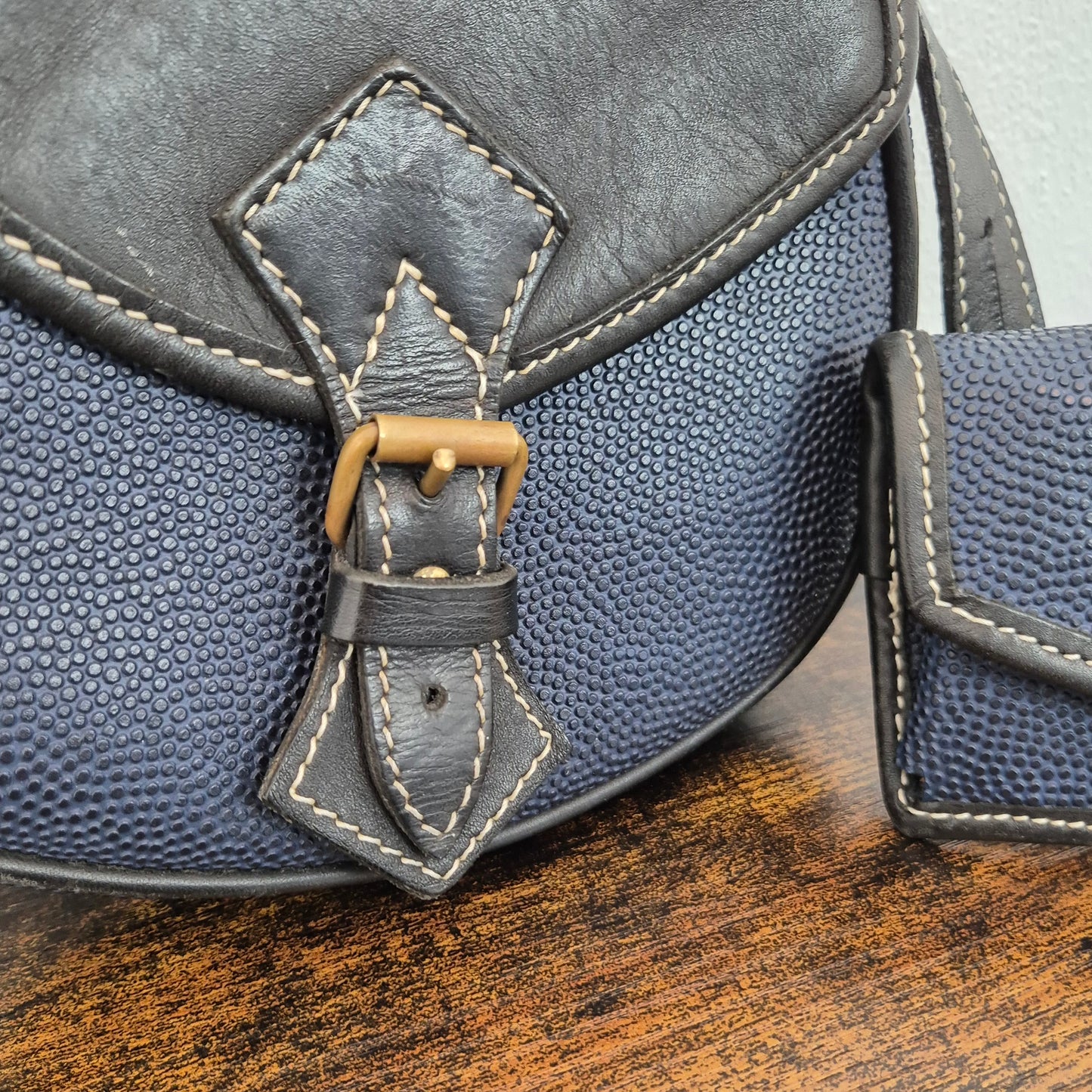 Jc De Castelbajac | Borsa vintage pelle blu