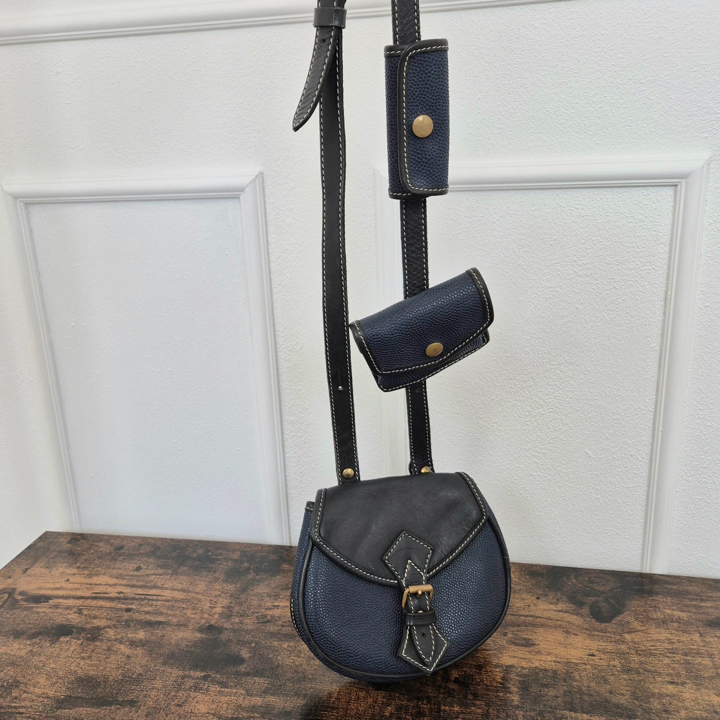 Jc De Castelbajac | Borsa vintage pelle blu