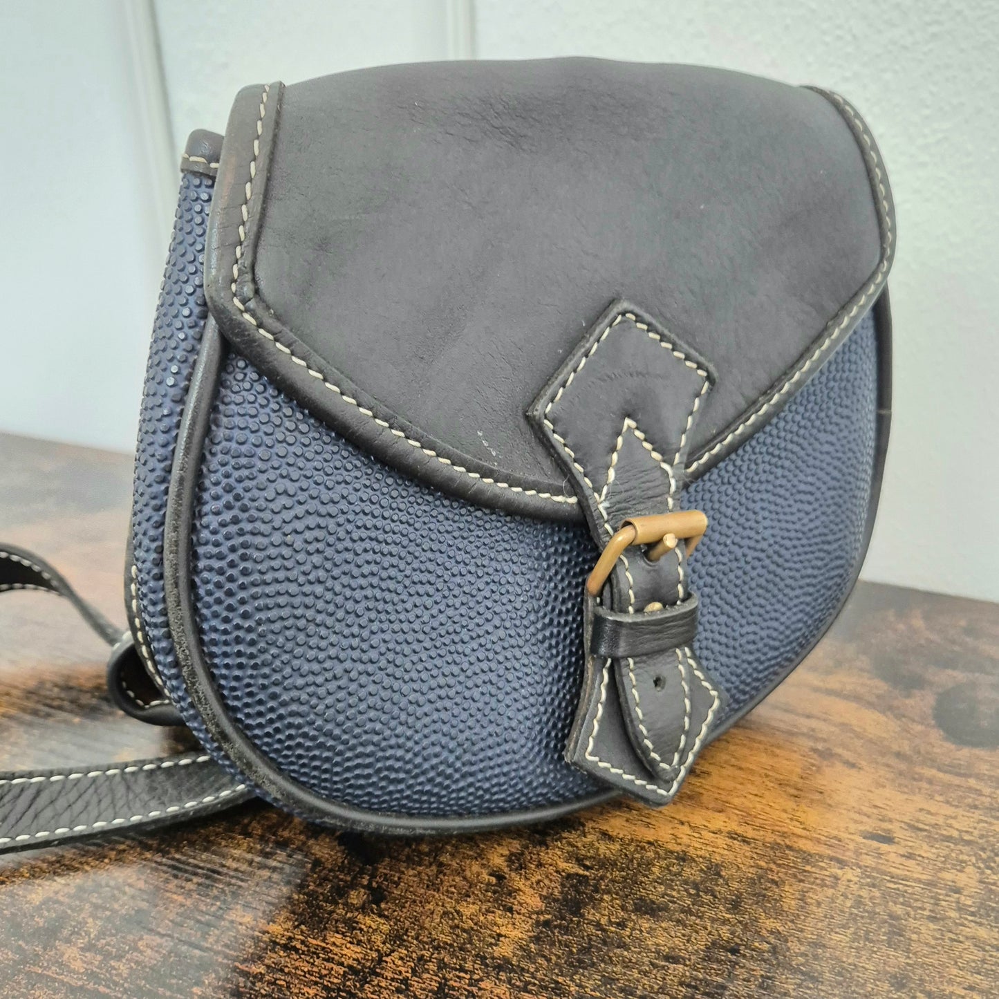 Jc De Castelbajac | Borsa vintage pelle blu