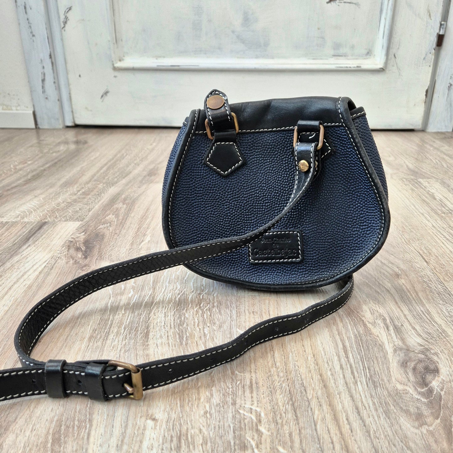 Jc De Castelbajac | Borsa vintage pelle blu