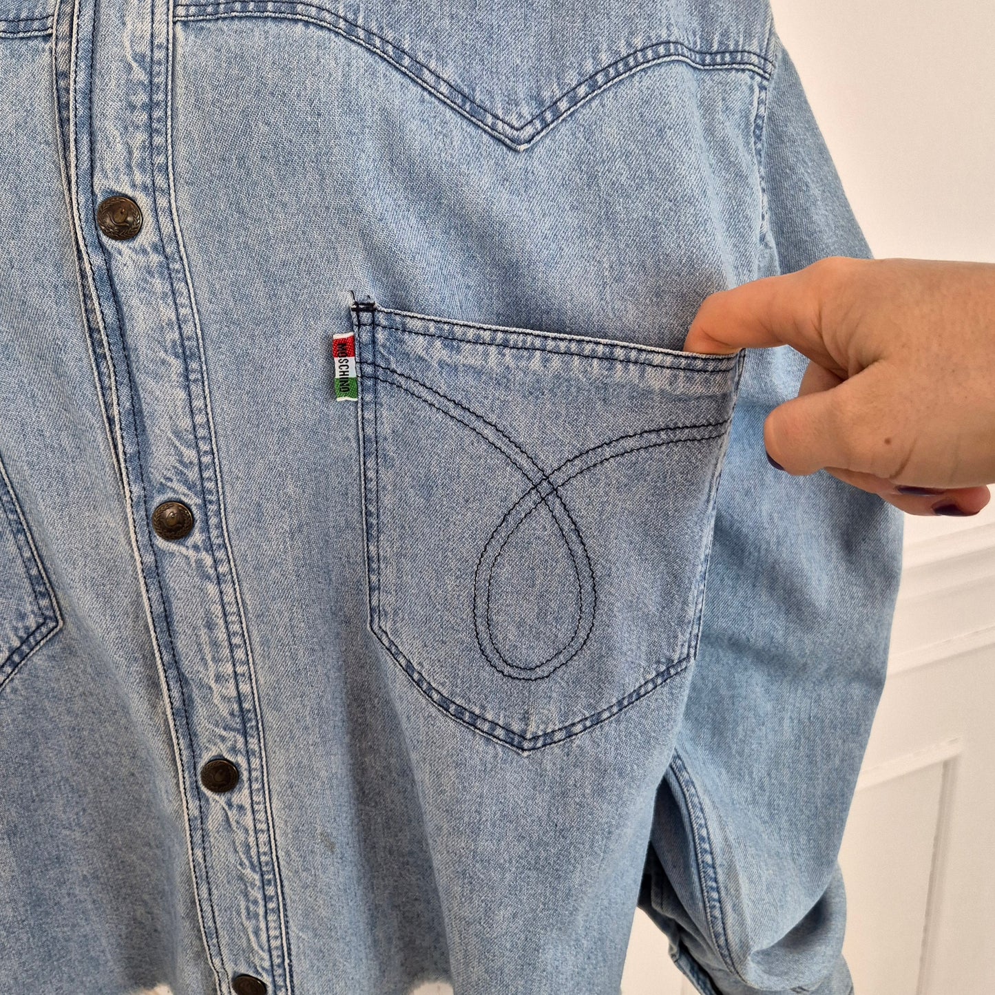 Moschino | Camicia oversize denim