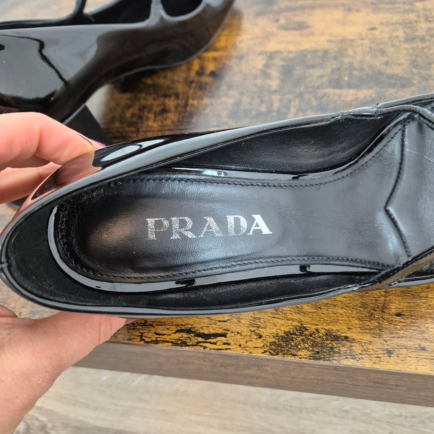 Prada | Mary jane vernice nera nr.40