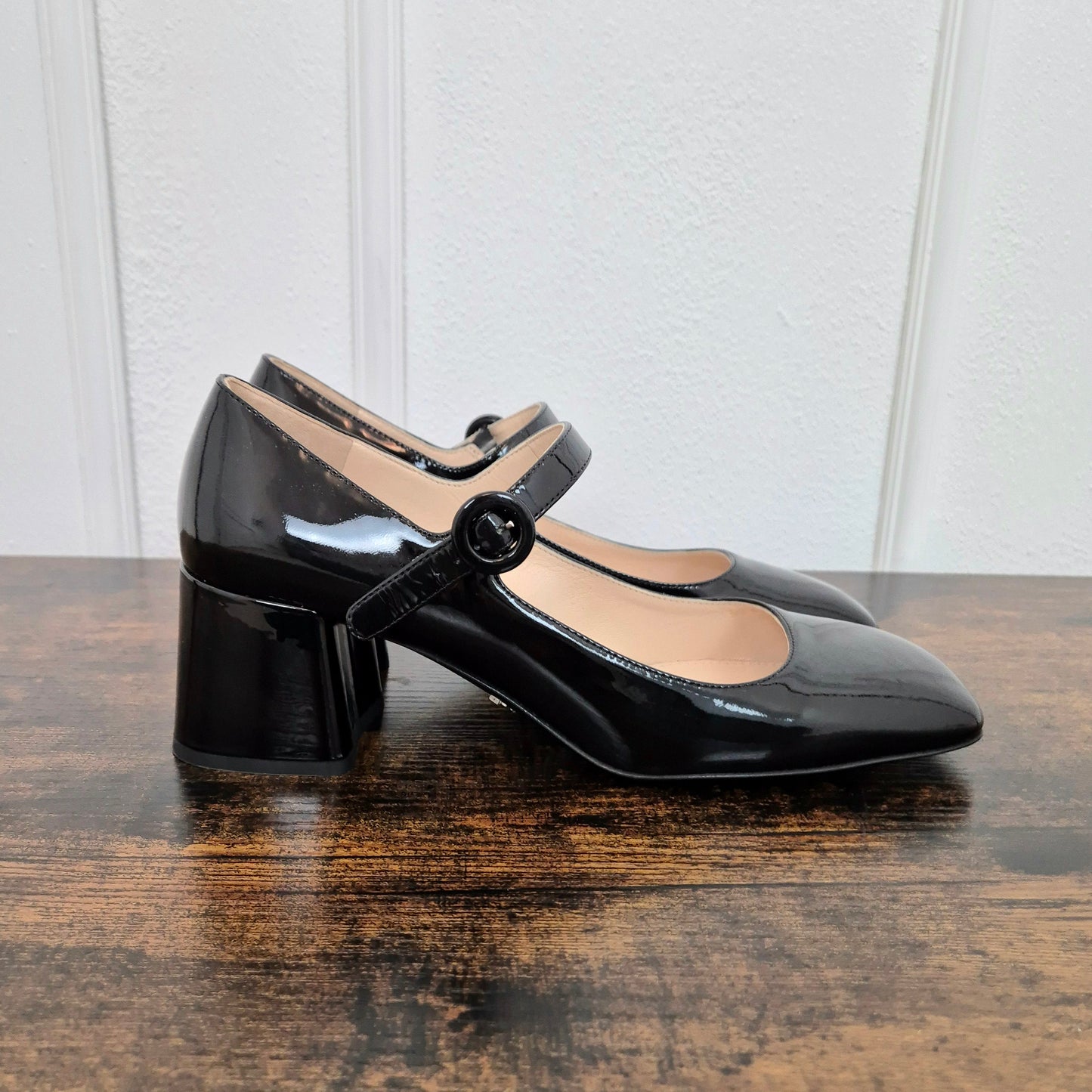 Prada | Mary jane vernice nera nr.37,5