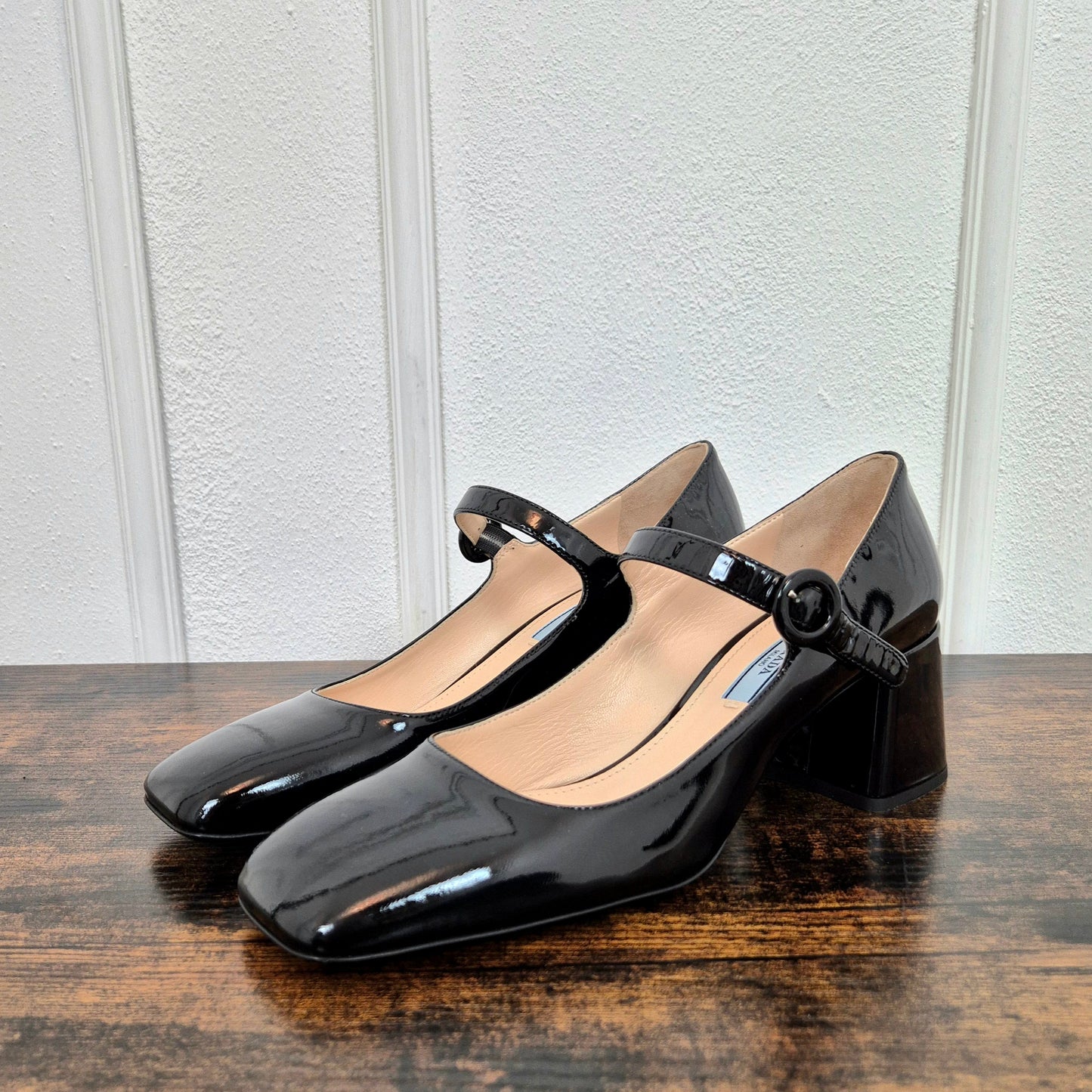 Prada | Mary jane vernice nera nr.37,5