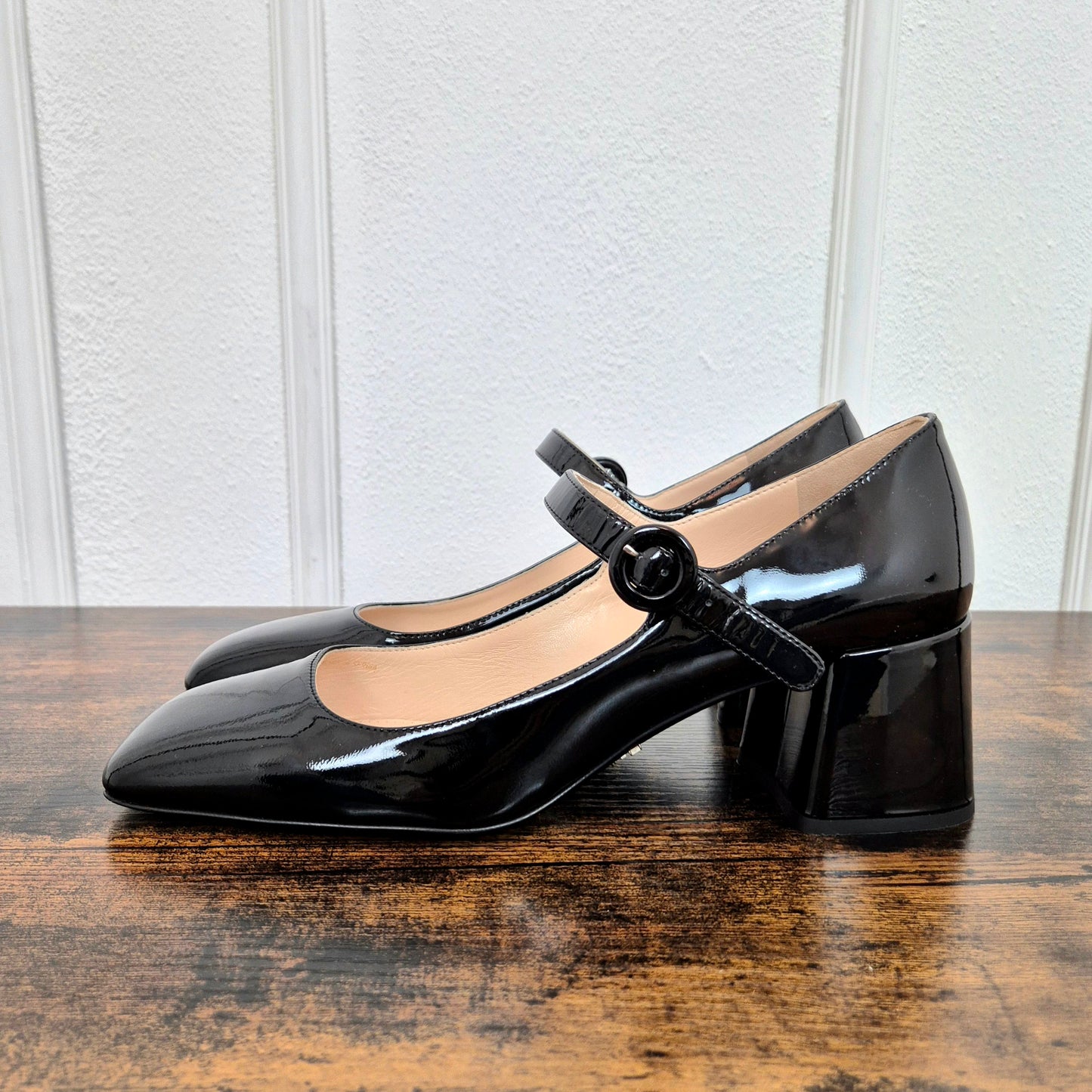 Prada | Mary jane vernice nera nr.37,5