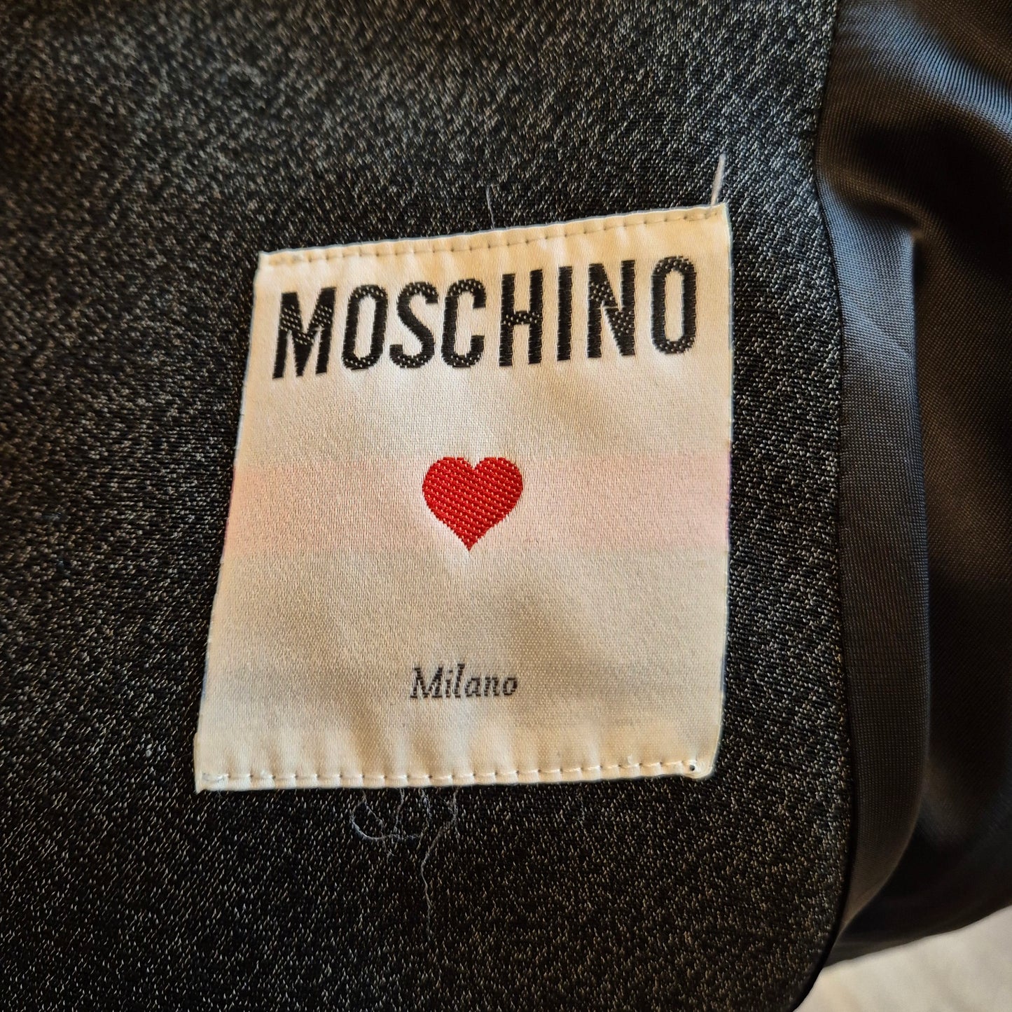 Moschino | Giacca sciancrata grigia