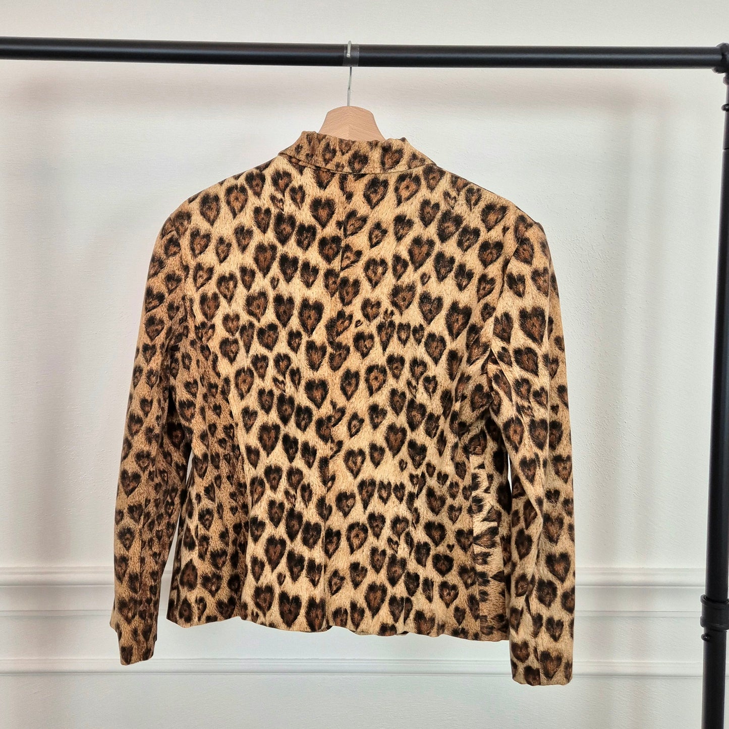 Moschino | Giacca stampa animalier cuori