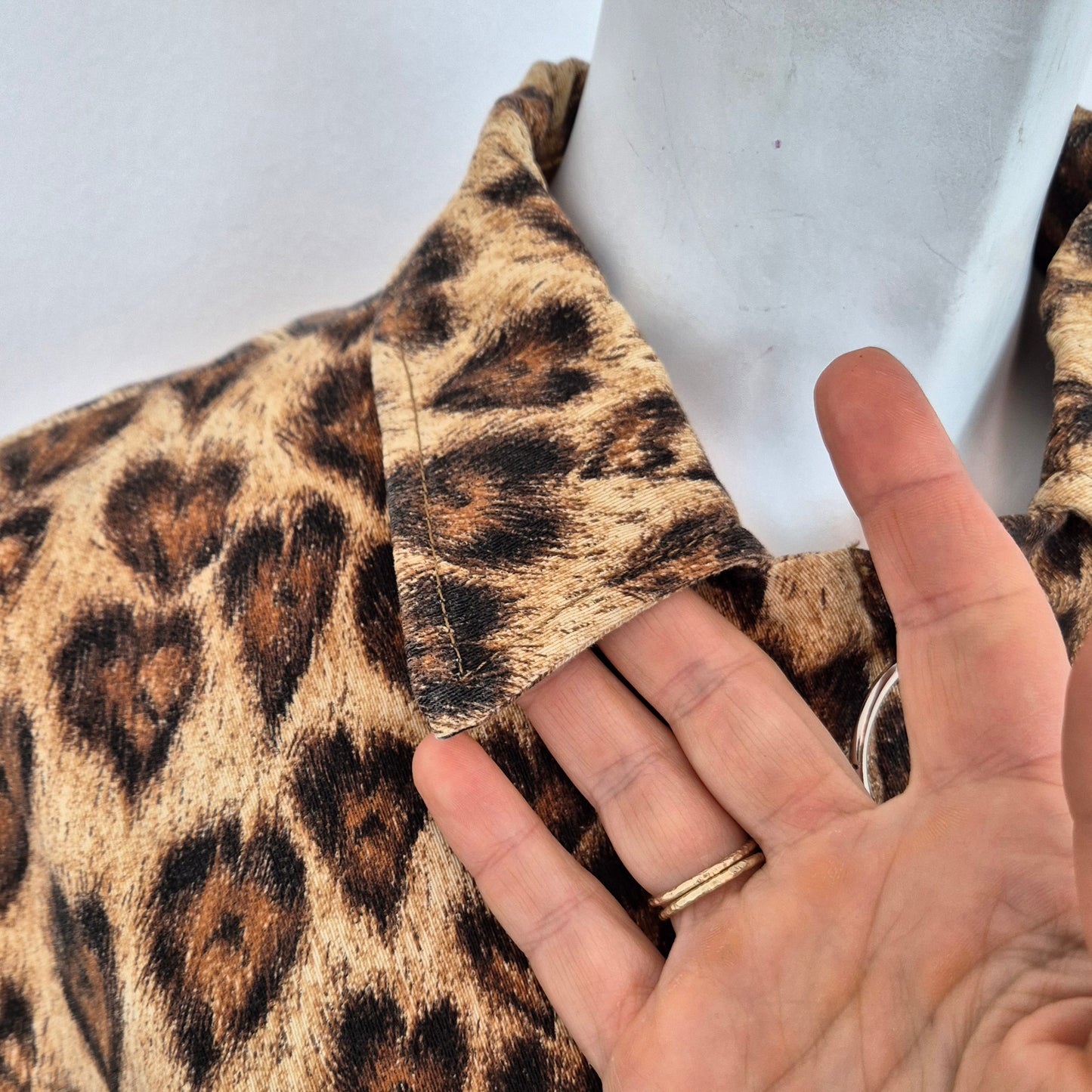 Moschino | Giacca stampa animalier cuori