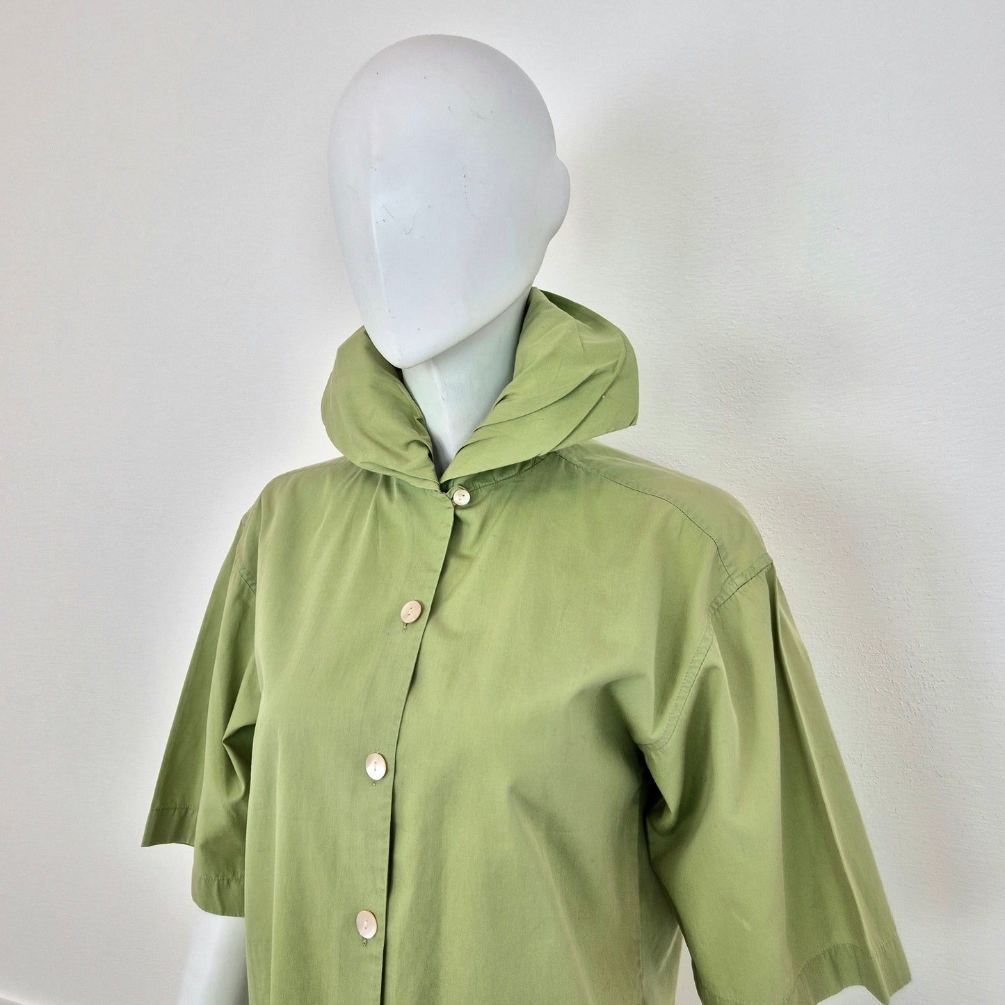 Romeo Gigli | Camicia verde pistacchio 1989