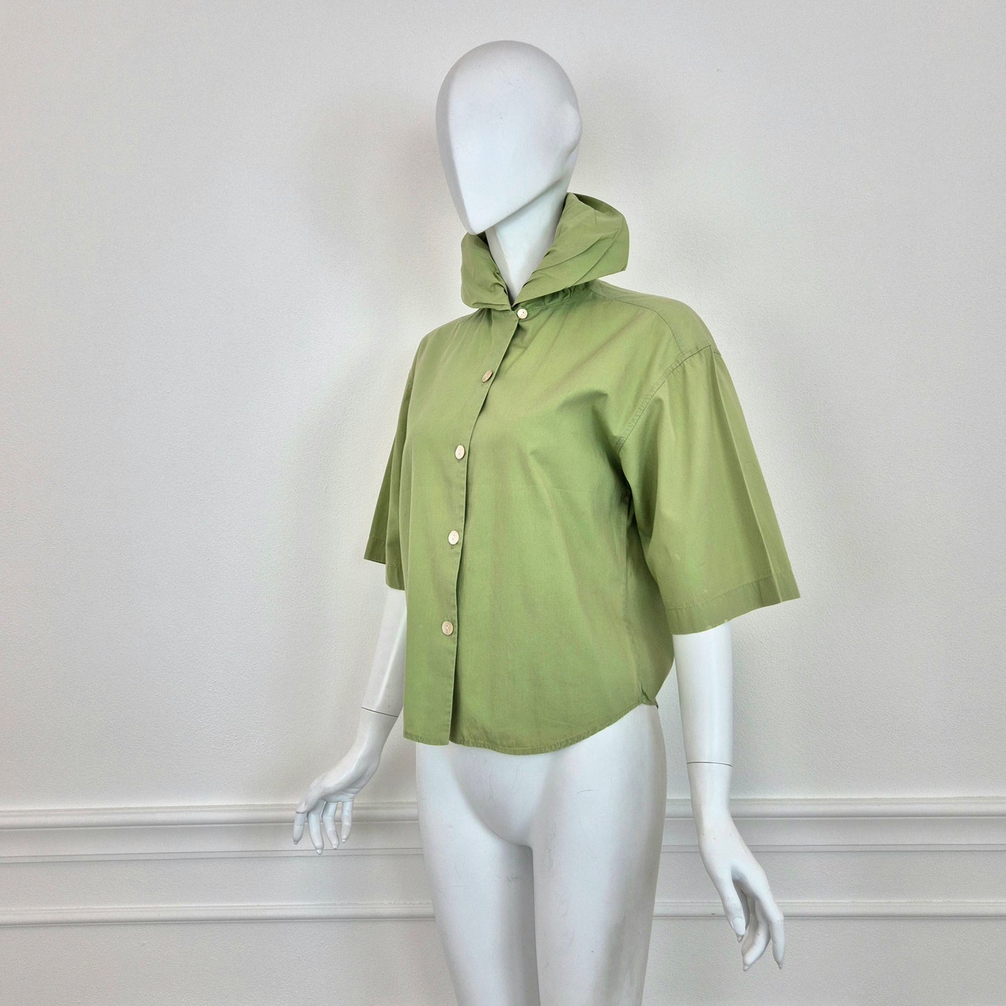 Romeo Gigli | Camicia verde pistacchio 1989