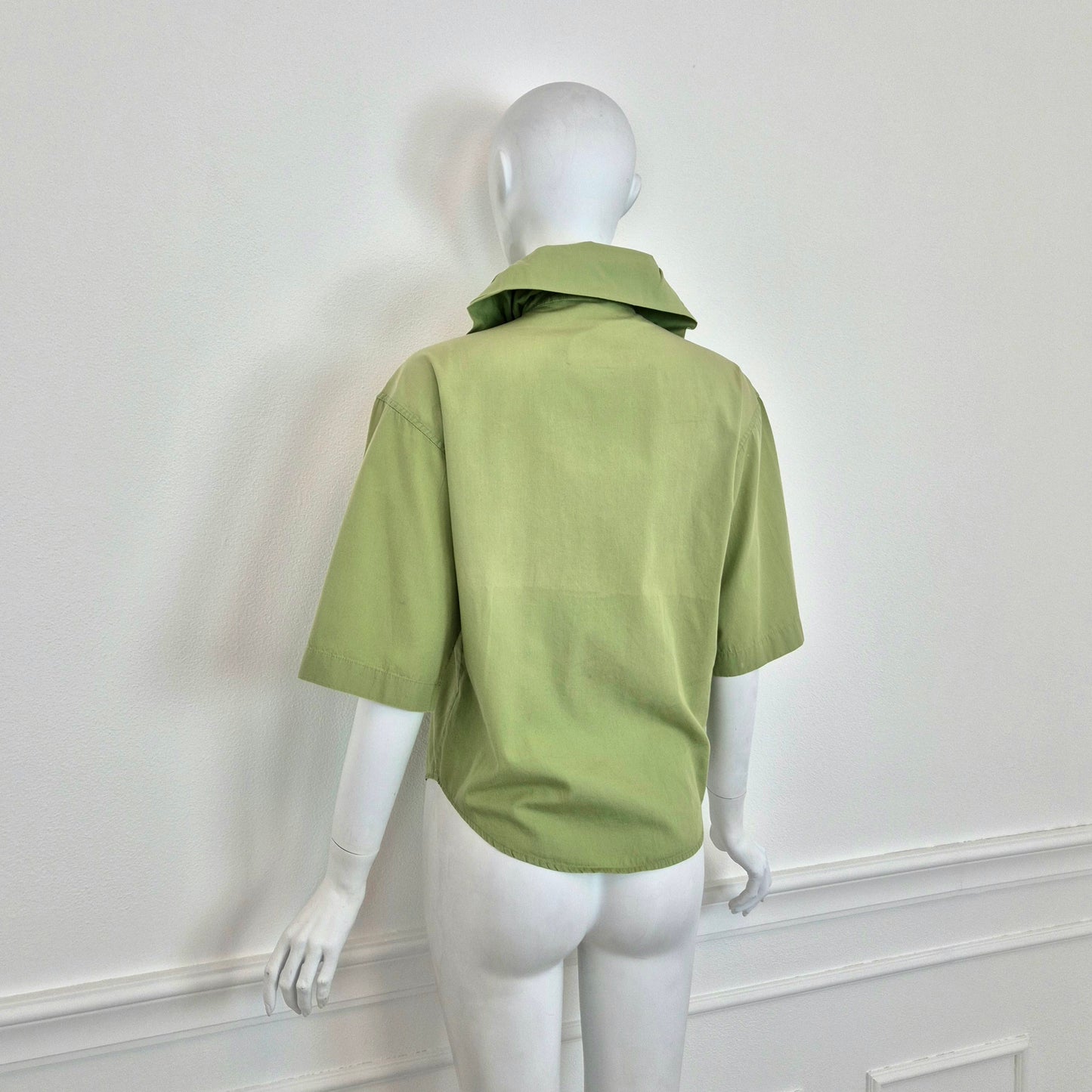 Romeo Gigli | Camicia verde pistacchio 1989