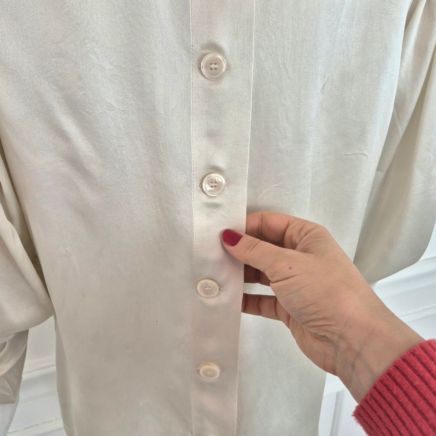 Simone Rocha | Camicia in seta con fiocchi