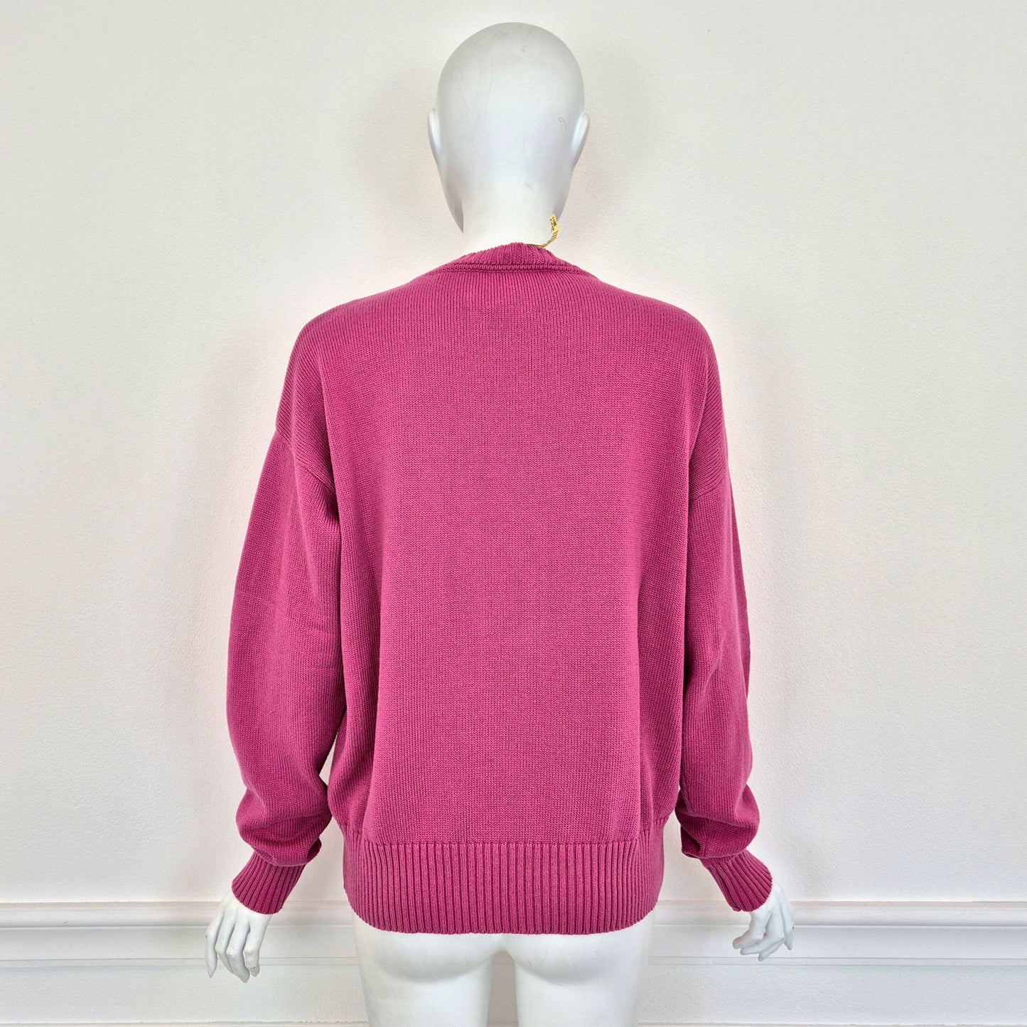 Versace | Maglione in cotone rosa