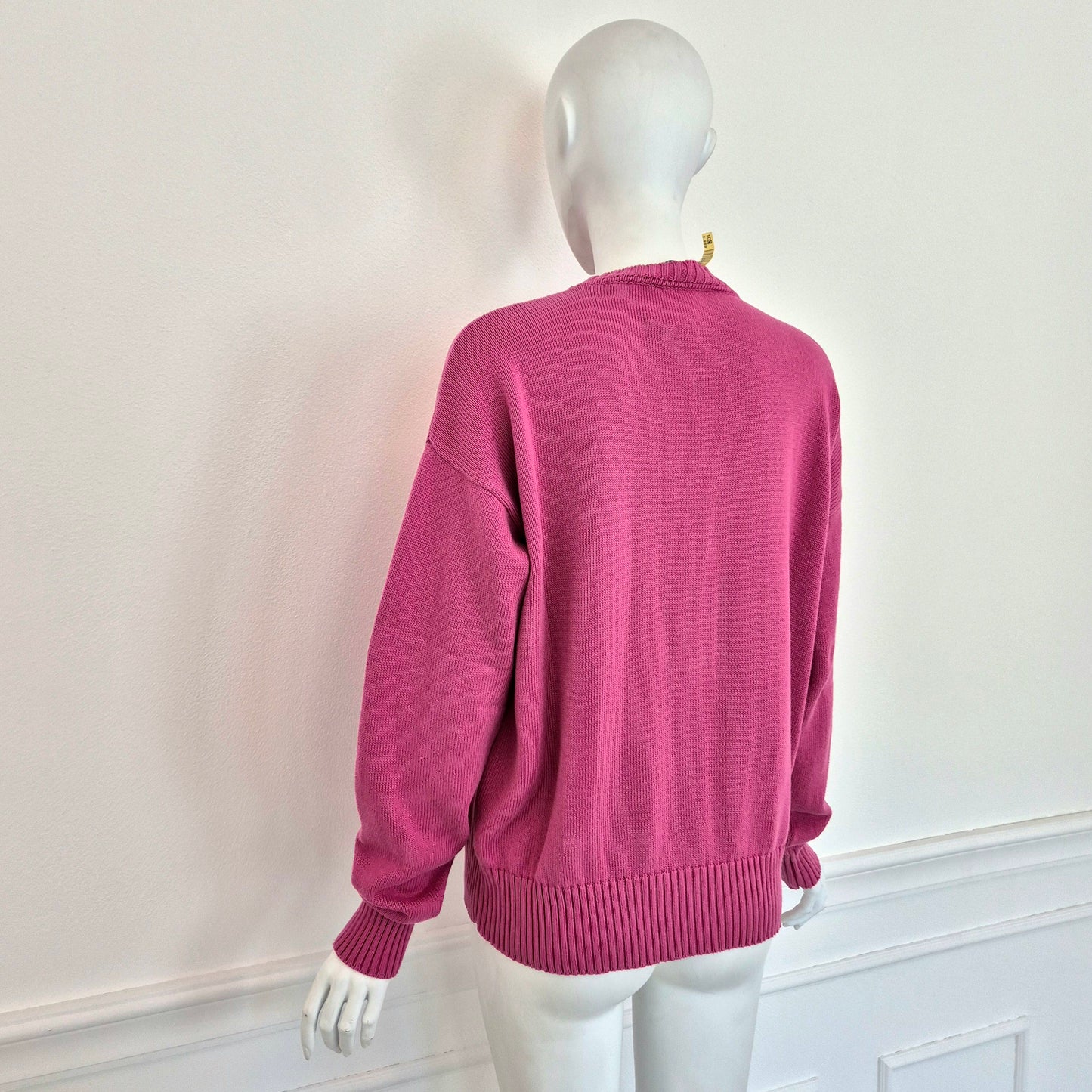 Versace | Maglione in cotone rosa