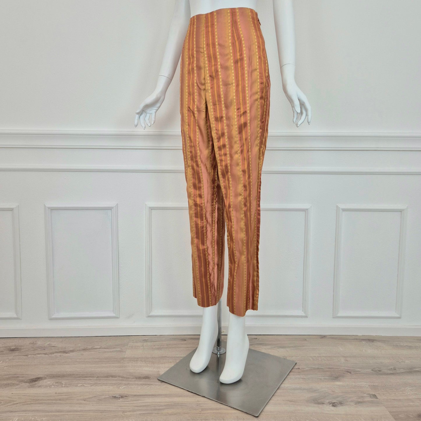 Romeo Gigli | Pantaloni in seta arancio estate 2001