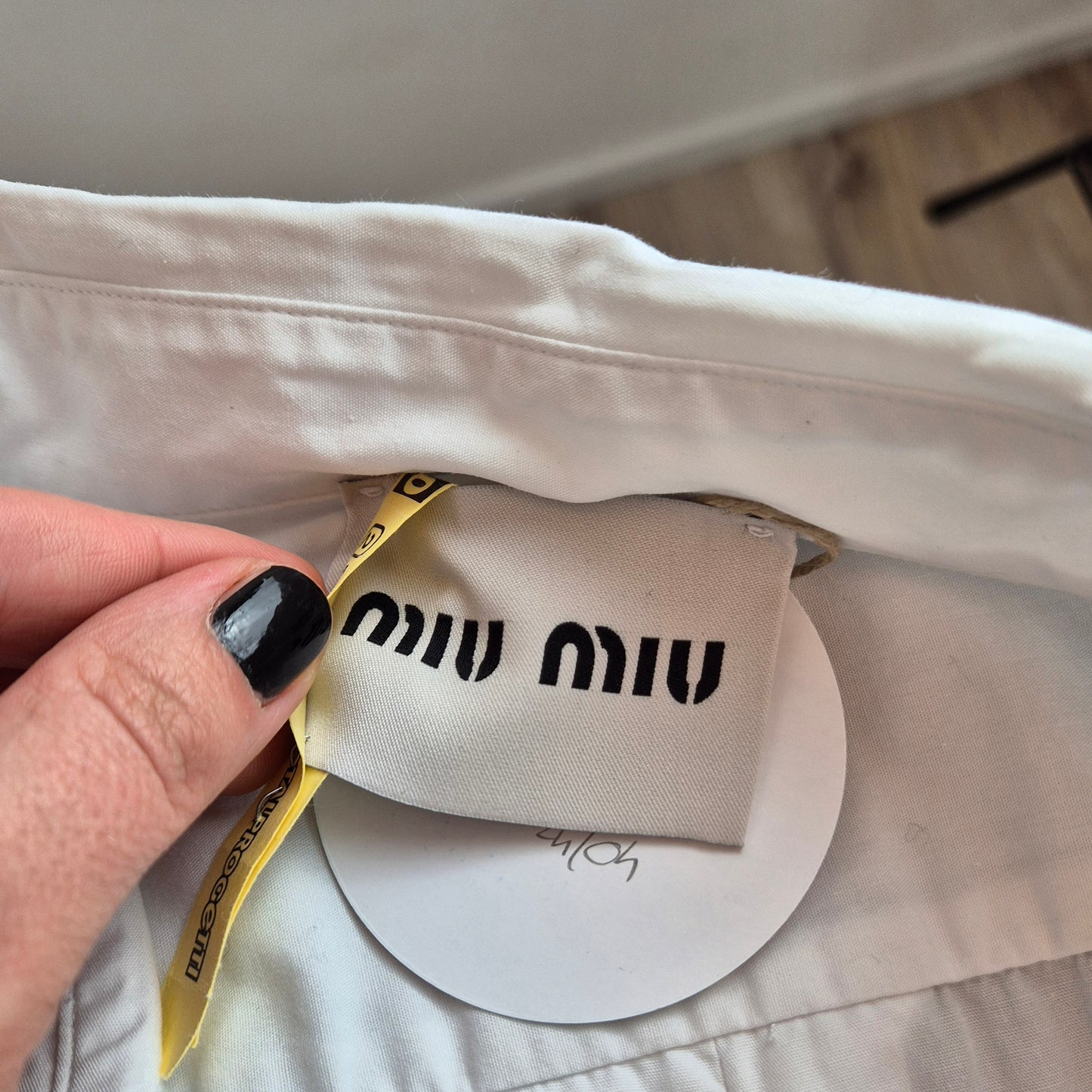 Miu Miu | Camicia bianca con logo