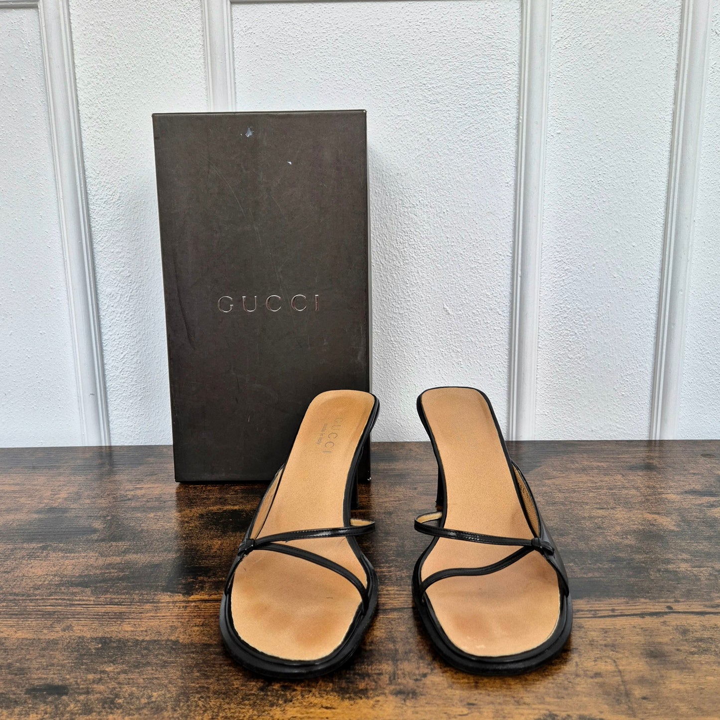 Gucci by Tom Ford | Sandali in pelle nera nr.37.5